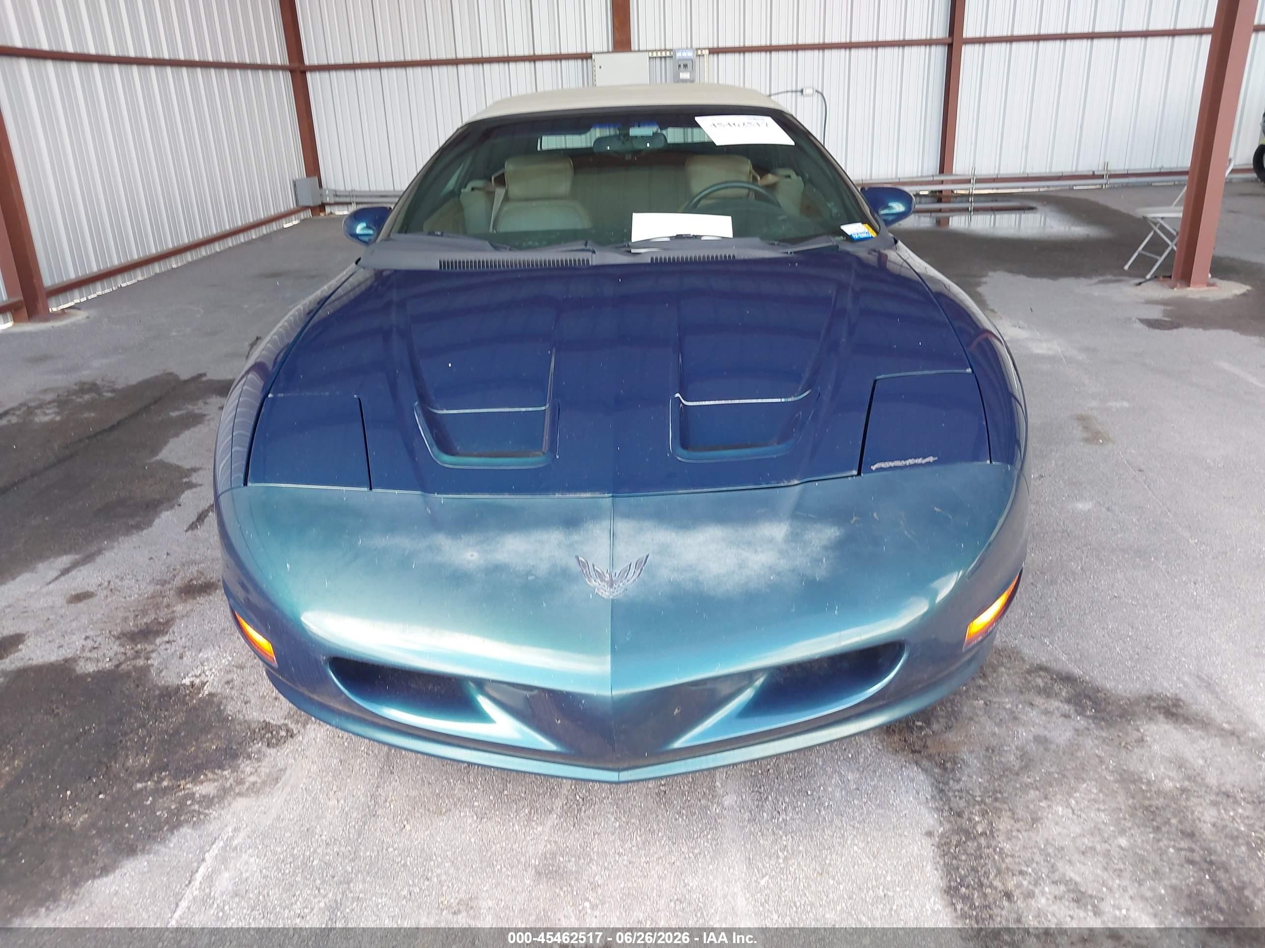 1997 Pontiac Firebird Formula Green vin: 2G2FV32P8V2222965