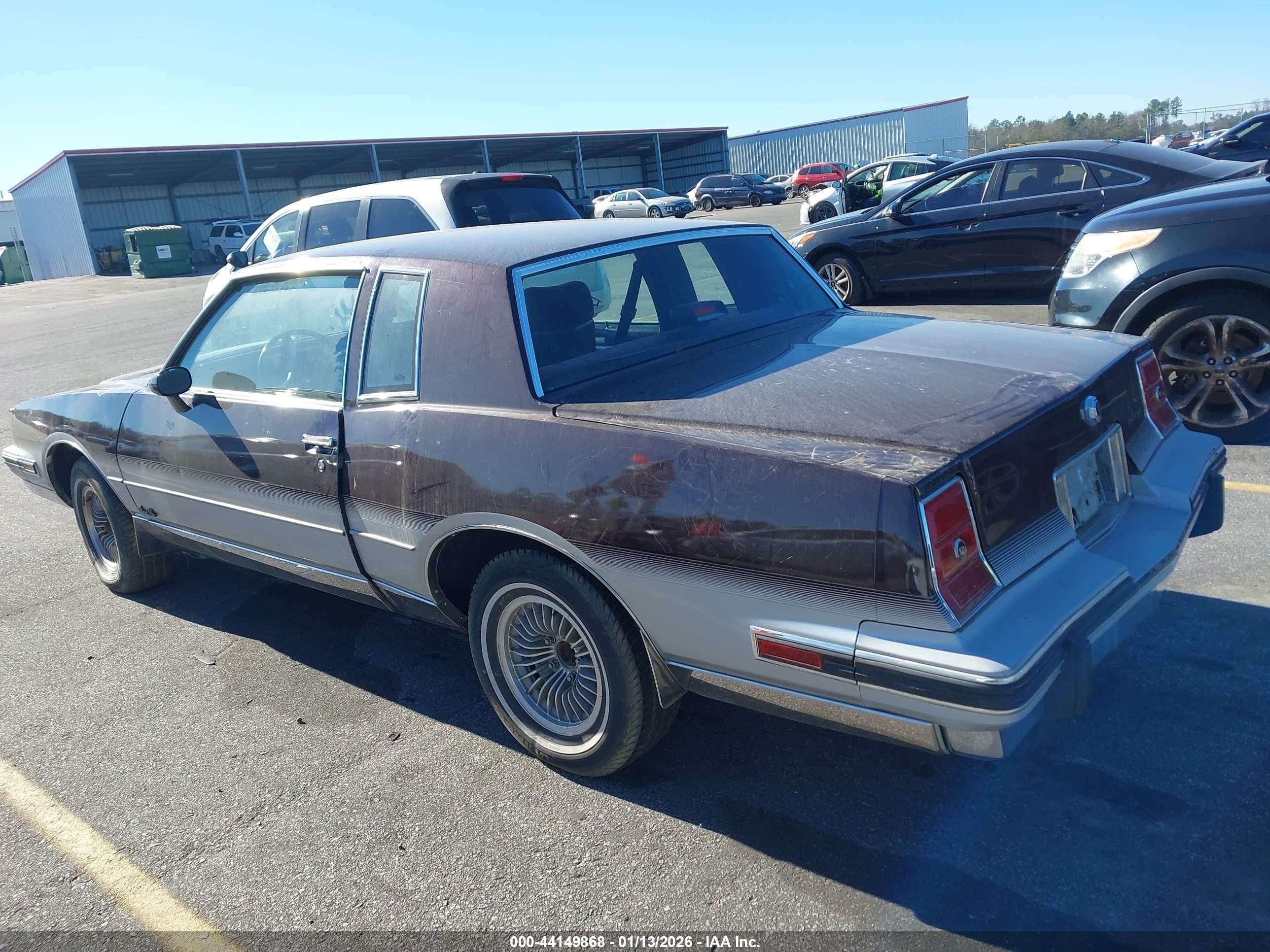 1987 Pontiac Grand Prix   Brown vin: 2G2GJ11H7H2212611