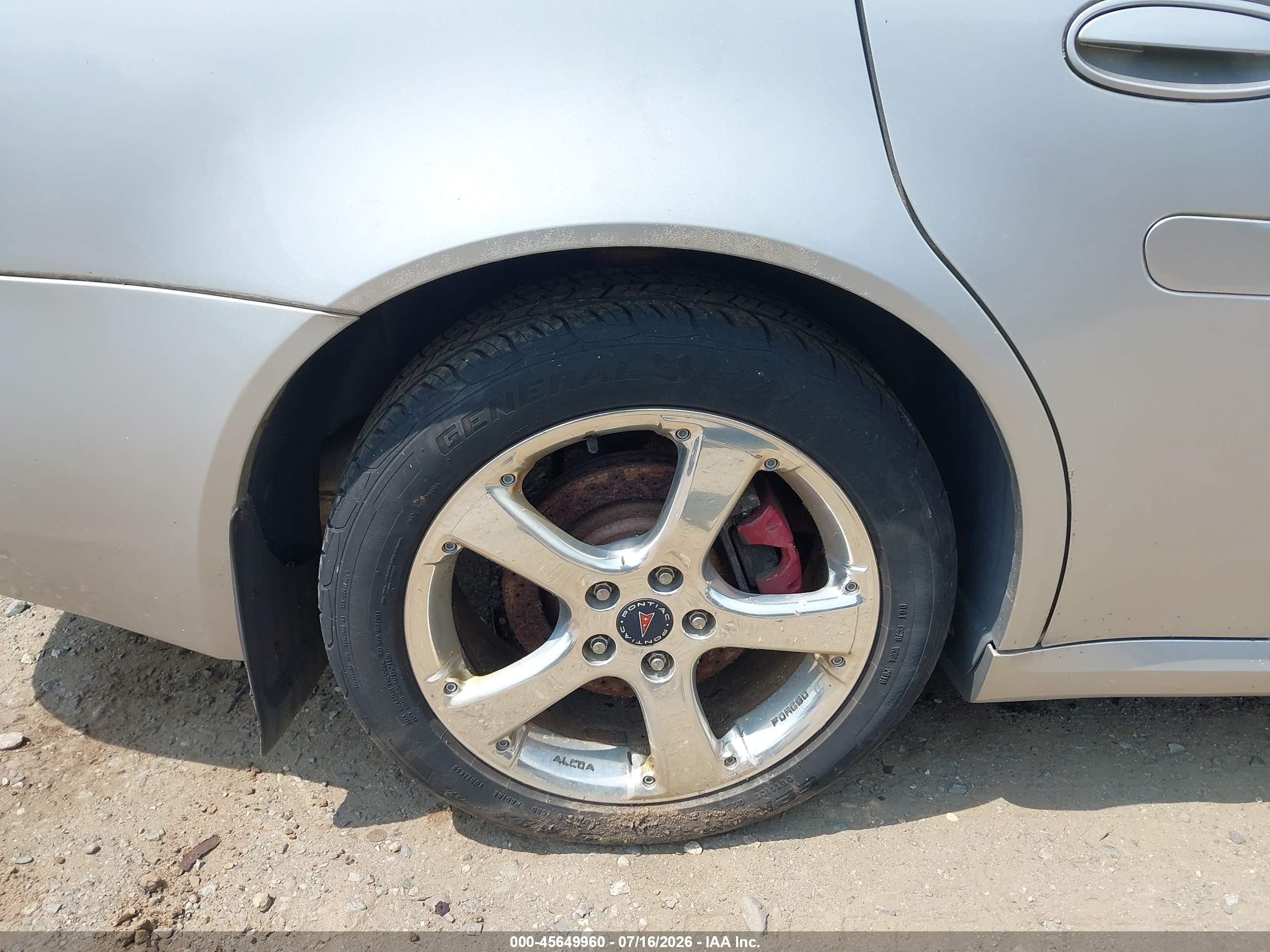 2006 Pontiac Grand Prix Gxp Серебряный vin: 2G2WC55C261253839