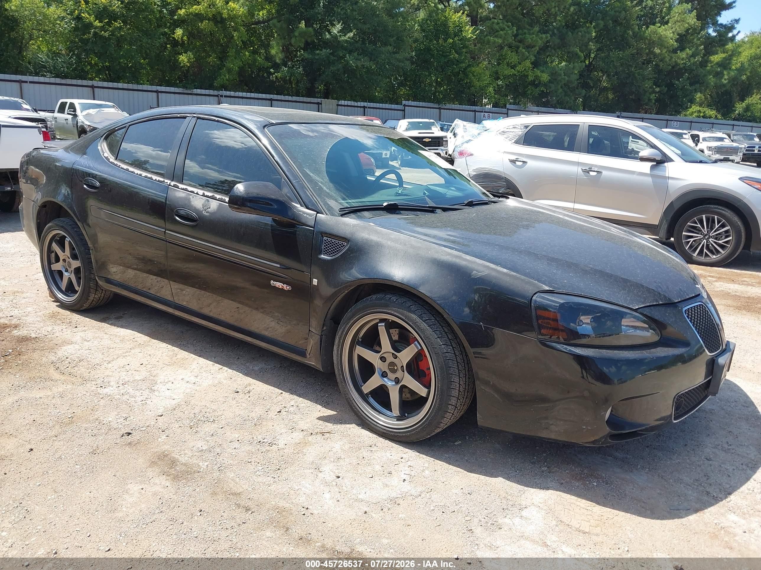 2007 Pontiac Grand Prix Gxp Black vin: 2G2WC55C471148804