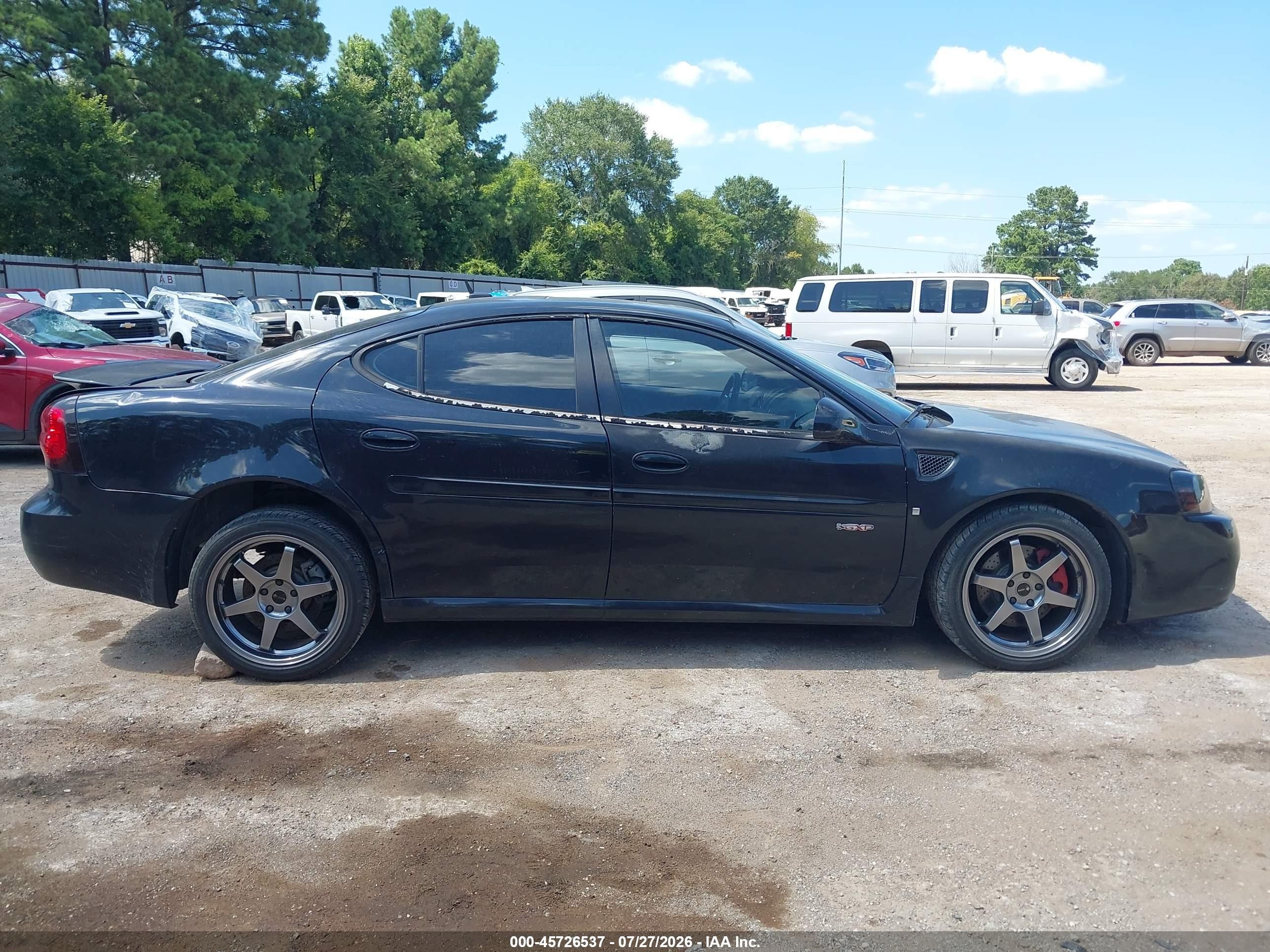 2007 Pontiac Grand Prix Gxp Black vin: 2G2WC55C471148804
