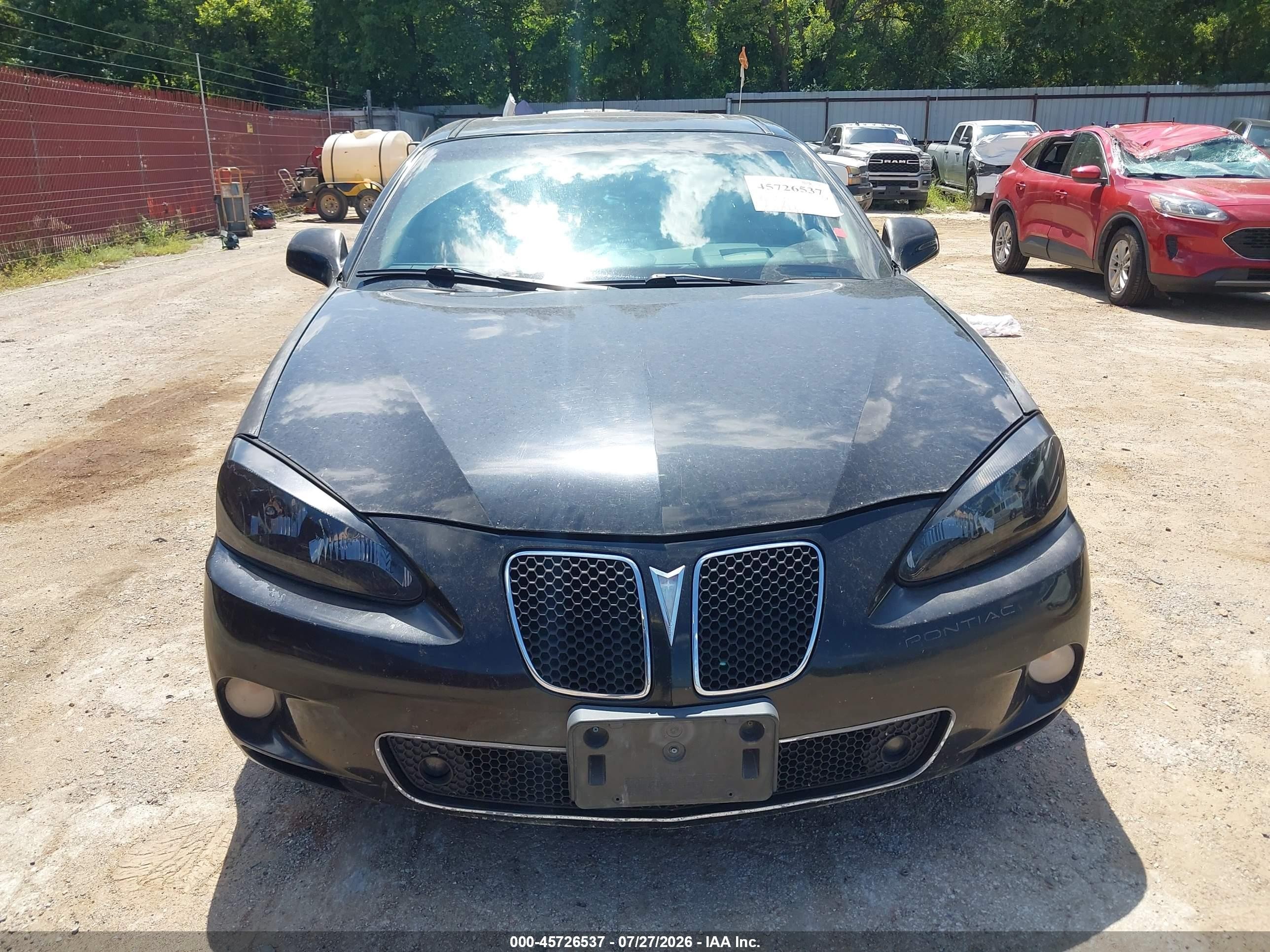 2007 Pontiac Grand Prix Gxp Black vin: 2G2WC55C471148804