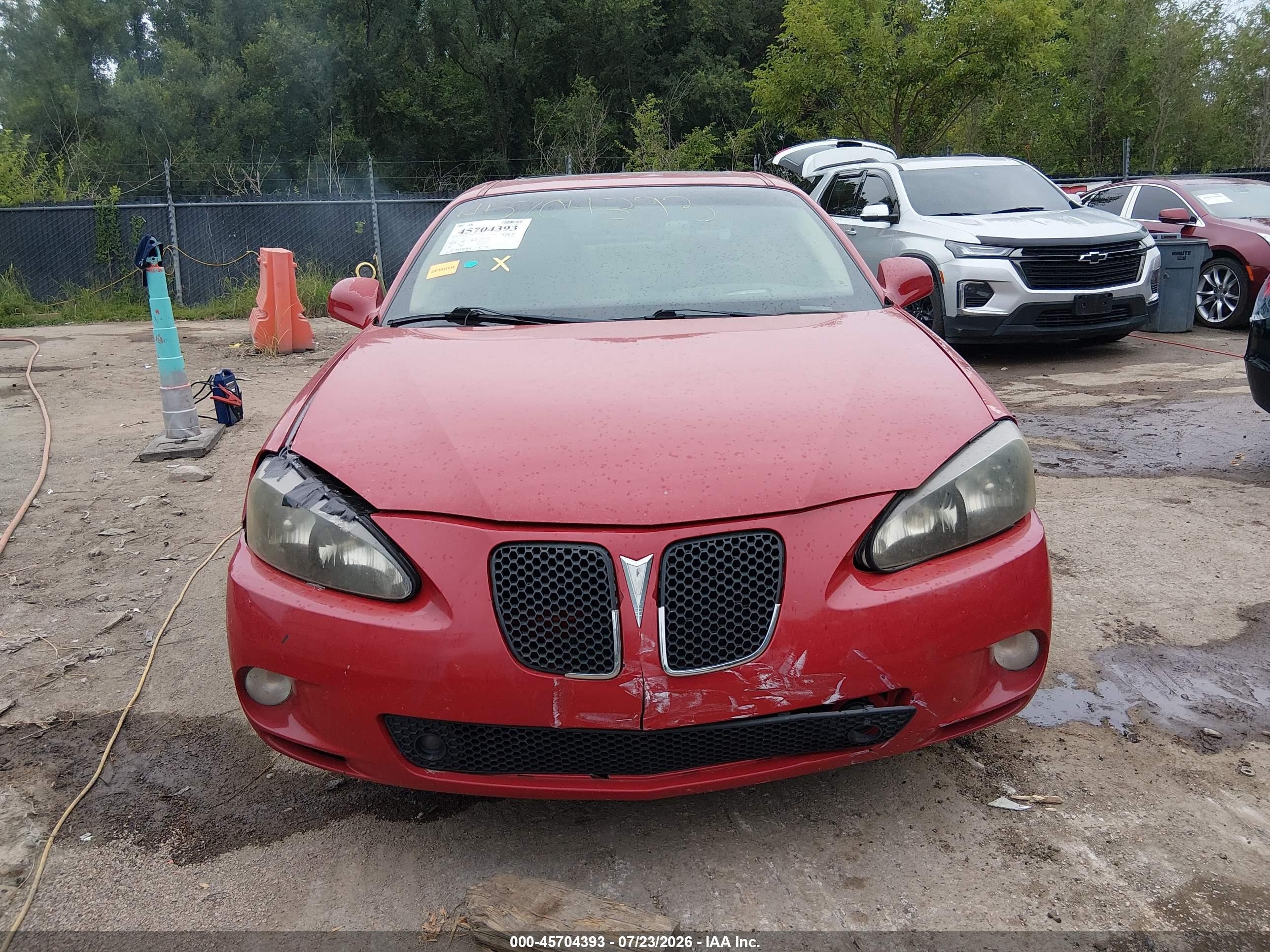2008 Pontiac Grand Prix Gxp Red vin: 2G2WC55C681156517