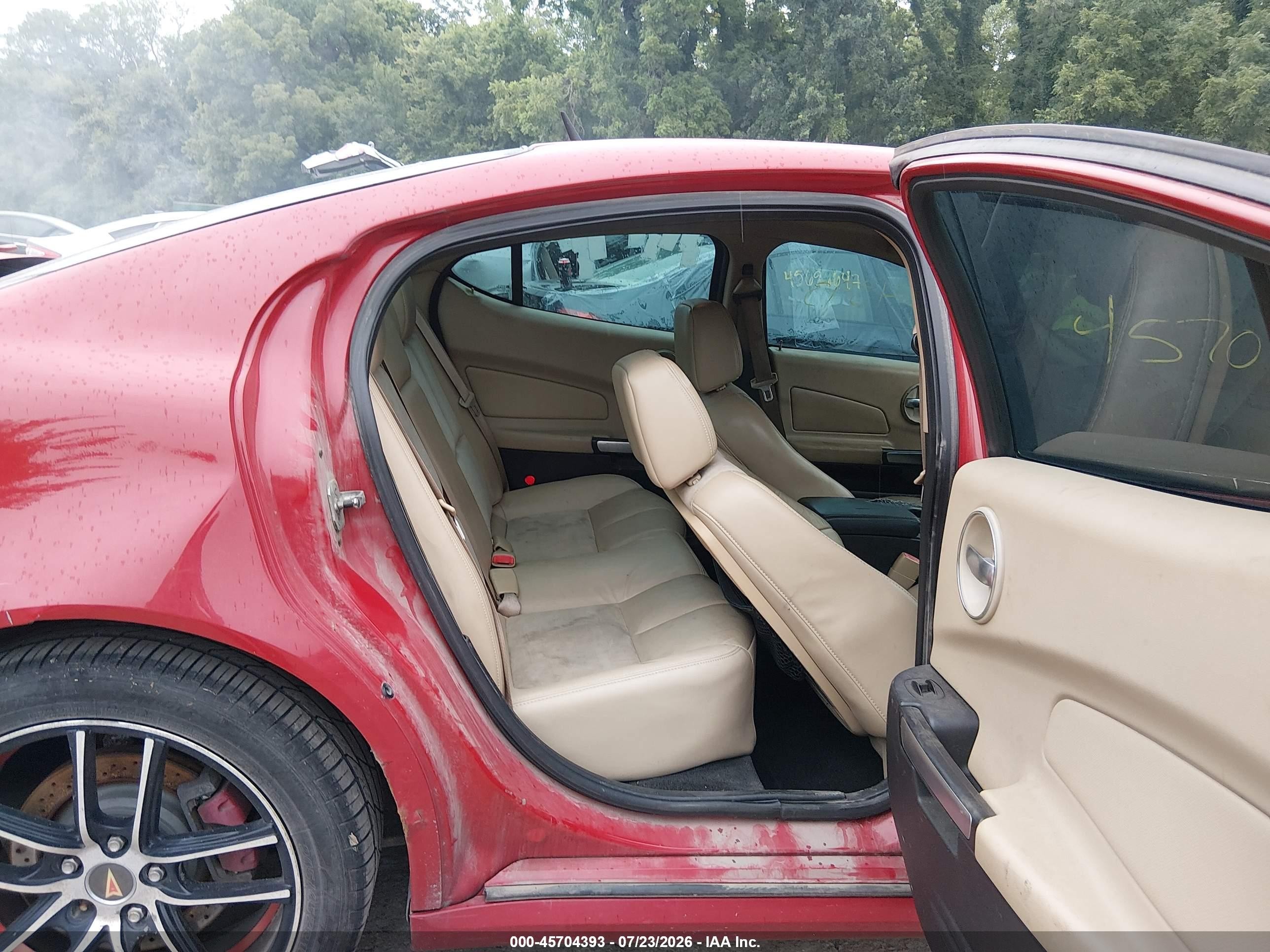 2008 Pontiac Grand Prix Gxp Red vin: 2G2WC55C681156517