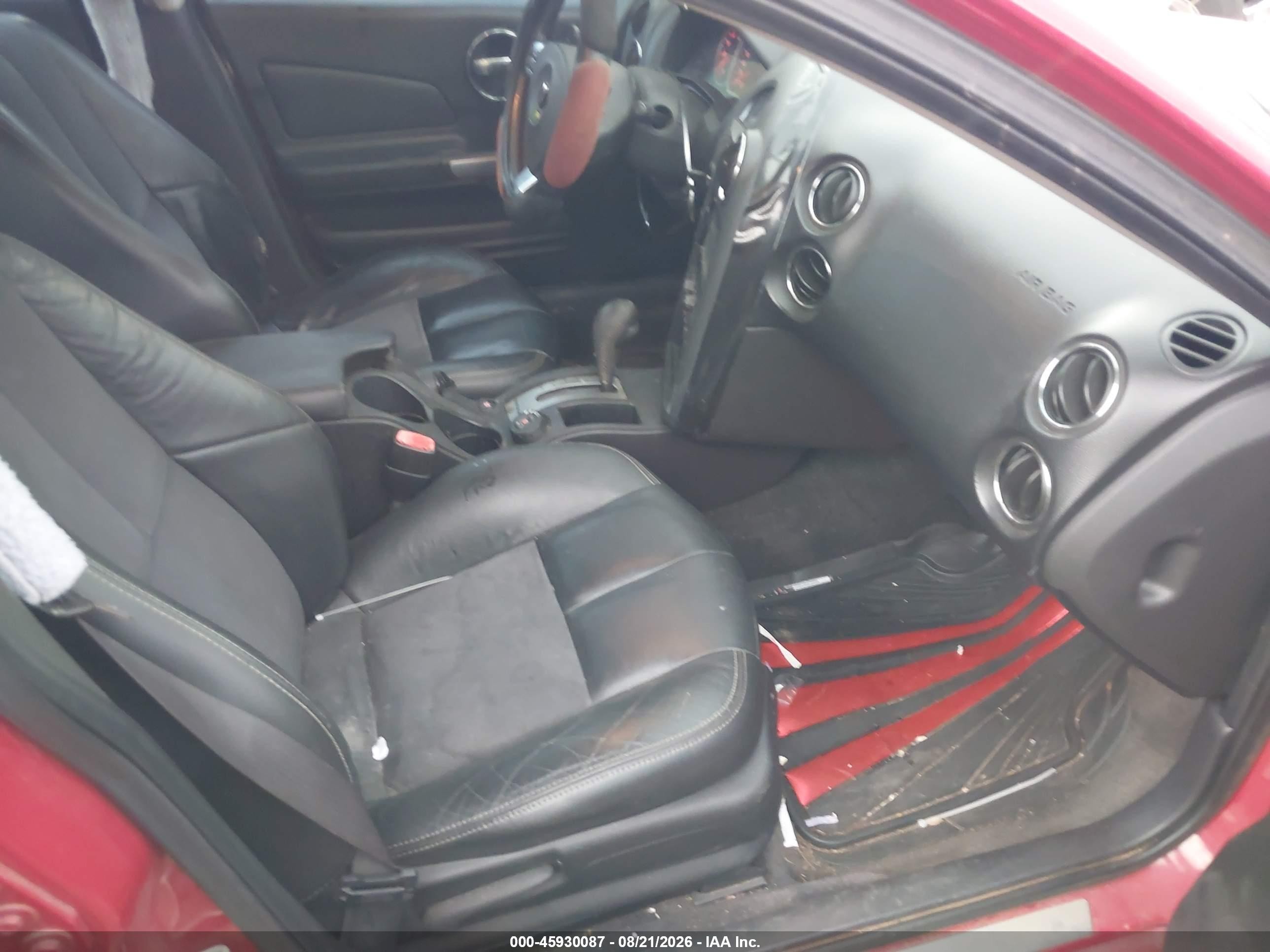 2006 Pontiac Grand Prix Gxp Red vin: 2G2WC58C161308762