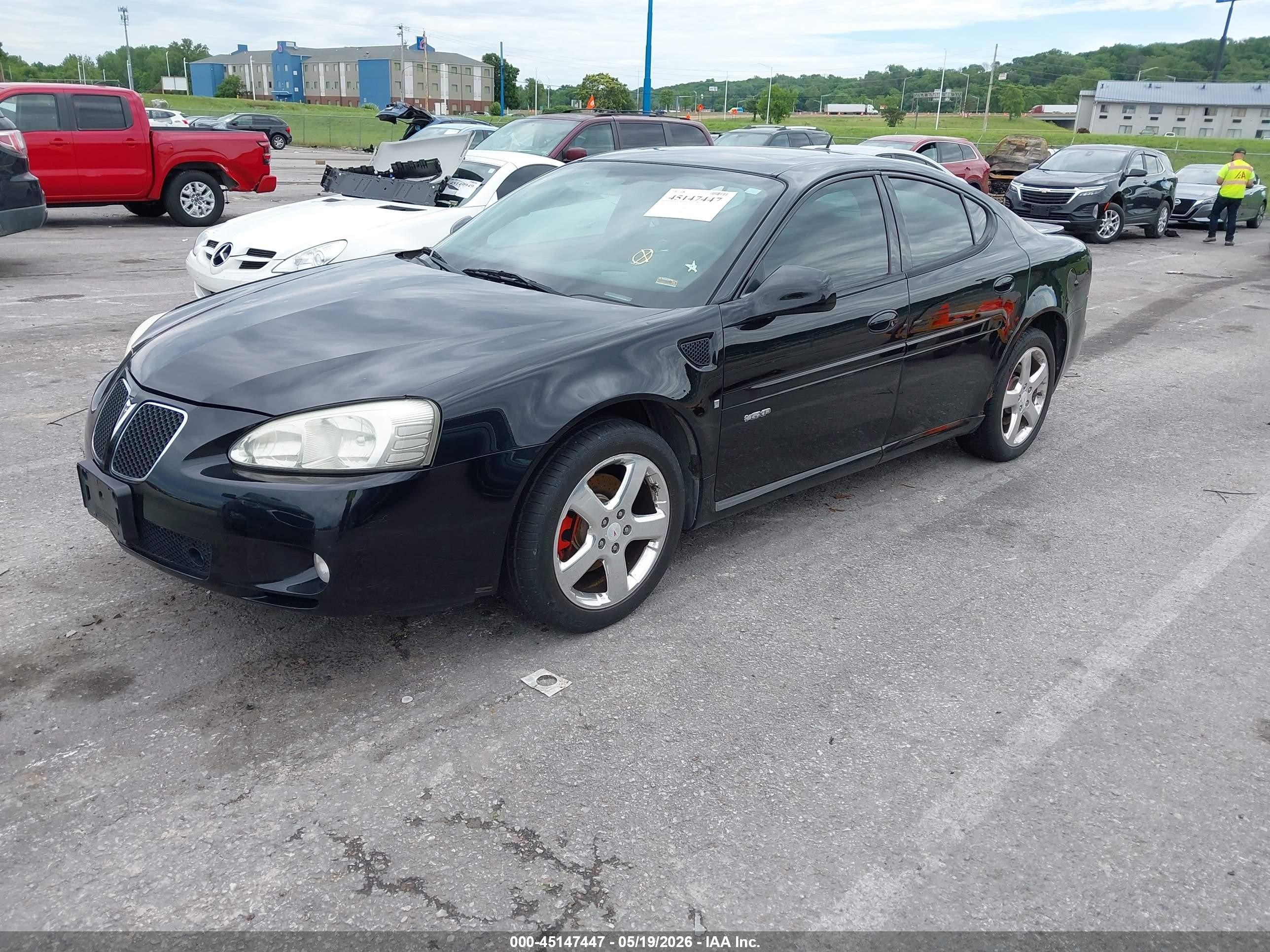 2008 Pontiac Grand Prix Gxp Black vin: 2G2WC58C881103040