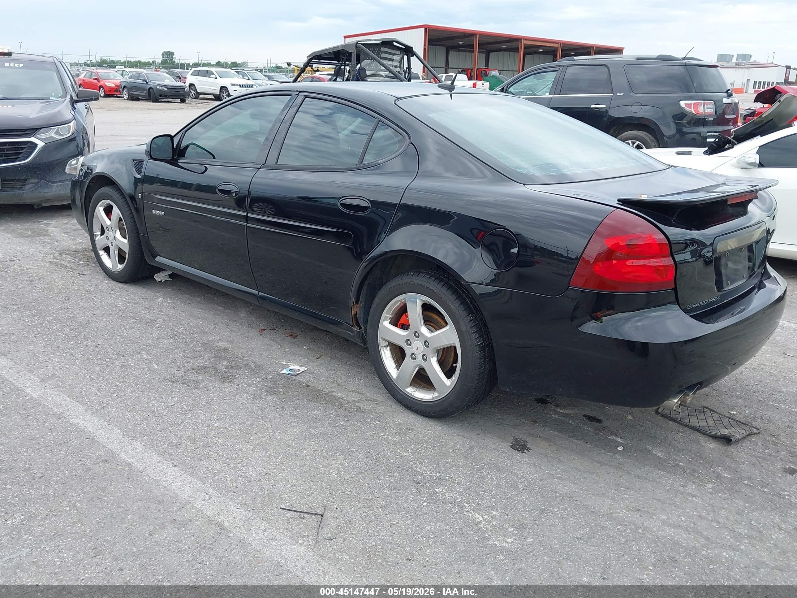 2008 Pontiac Grand Prix Gxp Black vin: 2G2WC58C881103040