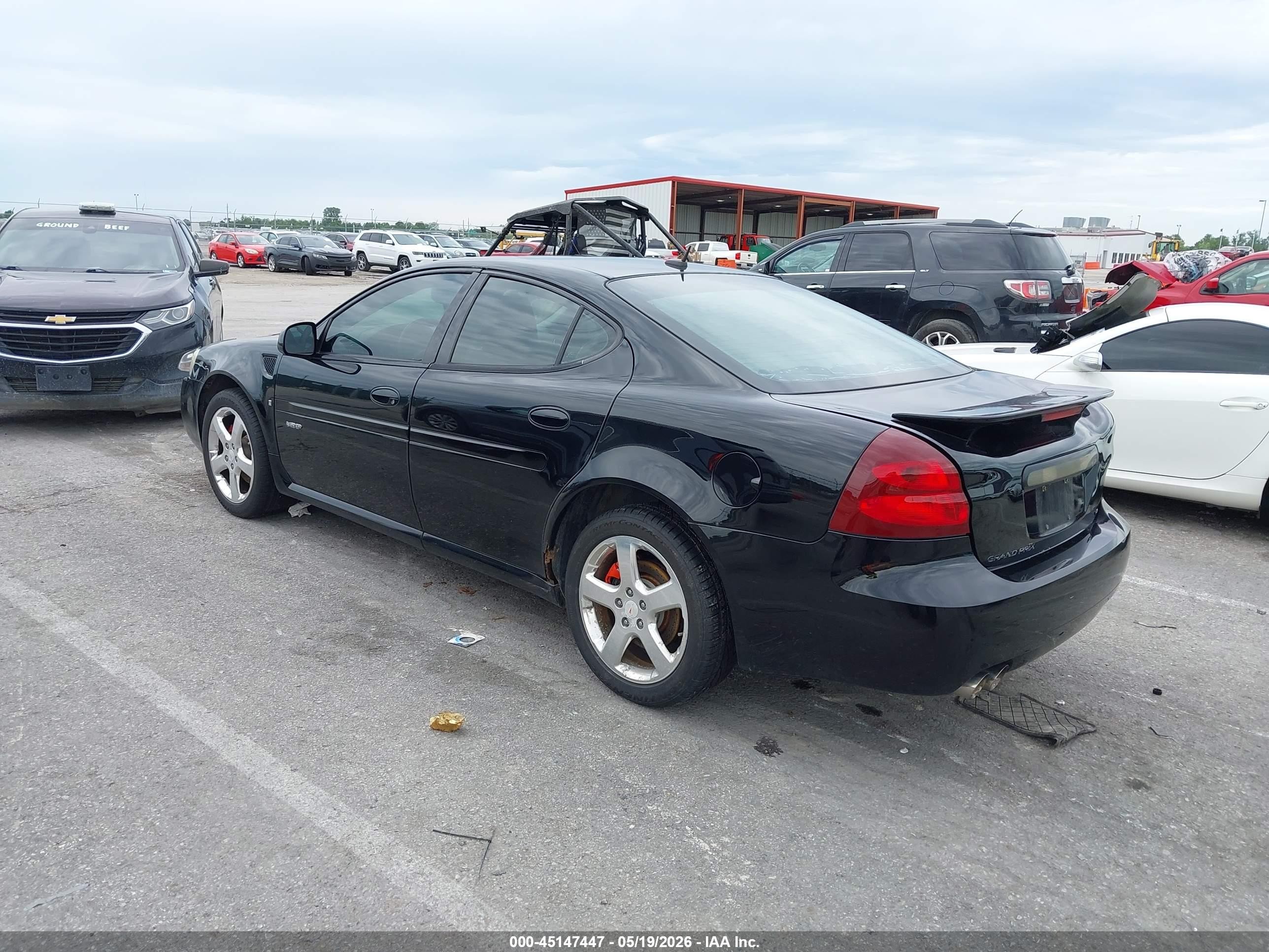 2008 Pontiac Grand Prix Gxp Black vin: 2G2WC58C881103040