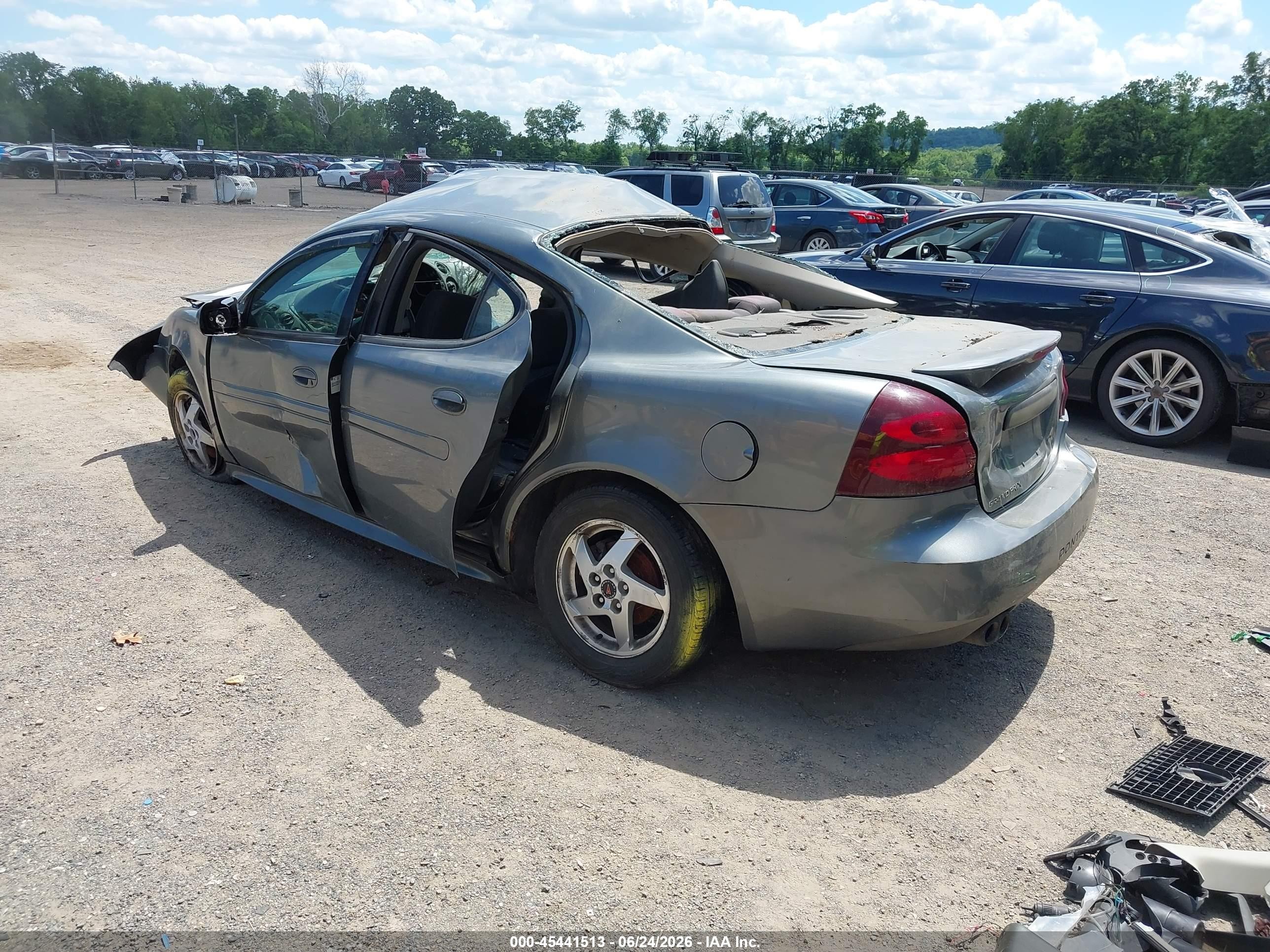 2004 Pontiac Grand Prix Gt1 Gray vin: 2G2WP522141294878