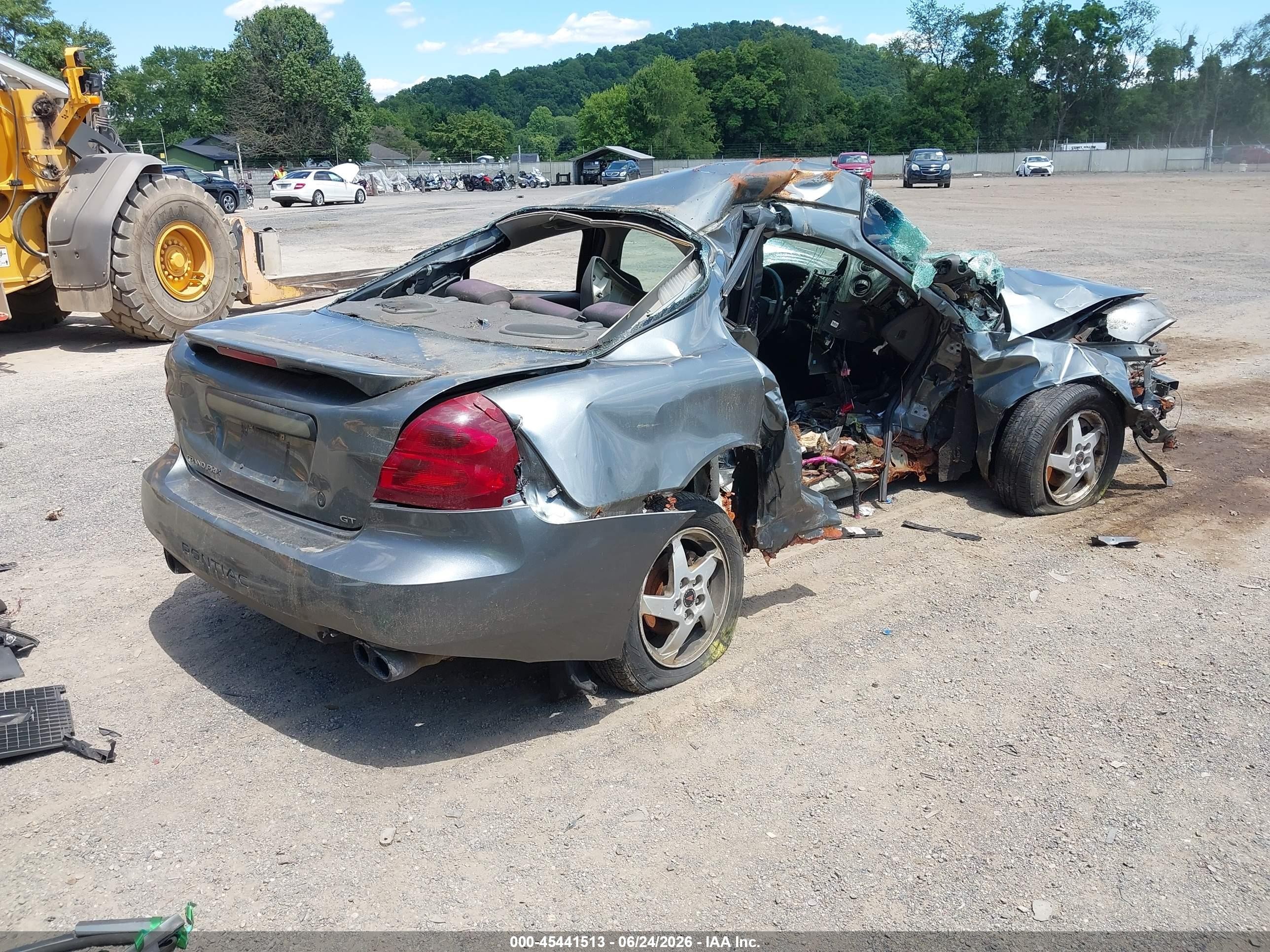 2004 Pontiac Grand Prix Gt1 Gray vin: 2G2WP522141294878