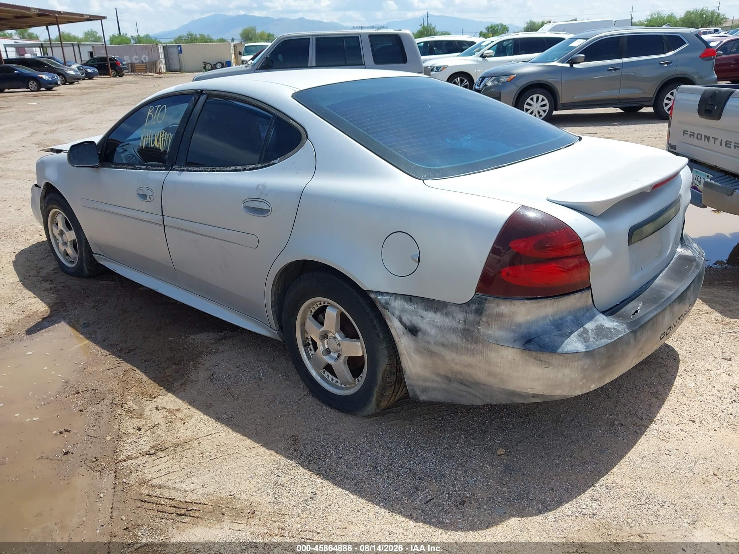 2004 Pontiac Grand Prix Gt1 Серебряный vin: 2G2WP522241320341