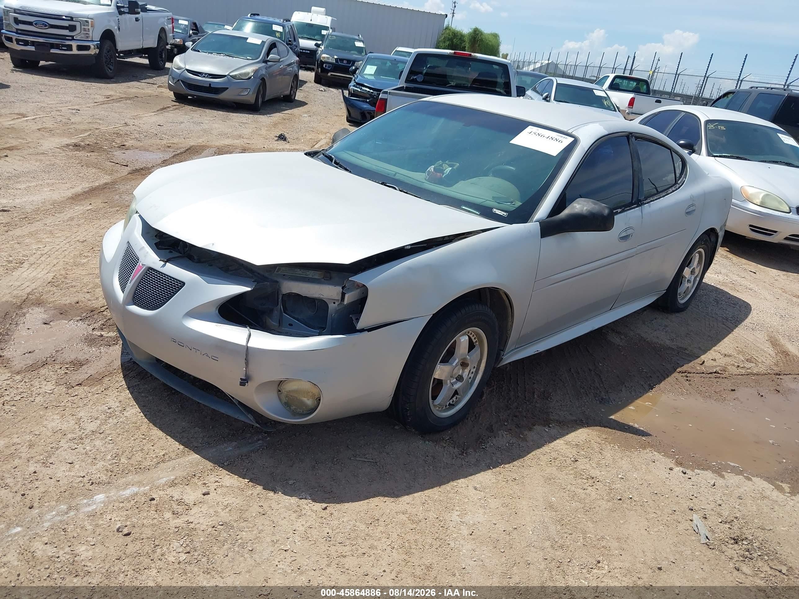 2004 Pontiac Grand Prix Gt1 Серебряный vin: 2G2WP522241320341
