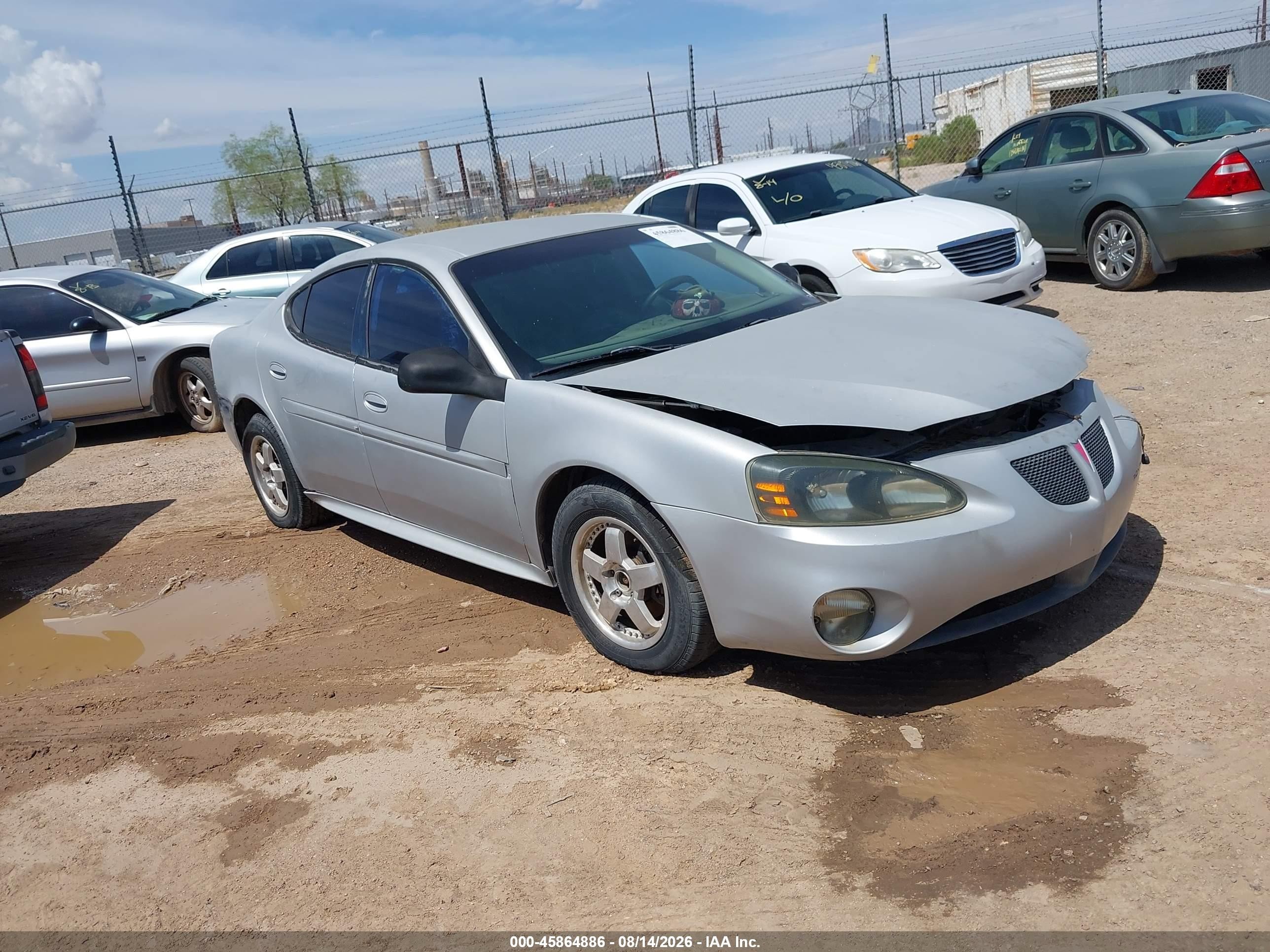 2004 Pontiac Grand Prix Gt1 Silver vin: 2G2WP522241320341