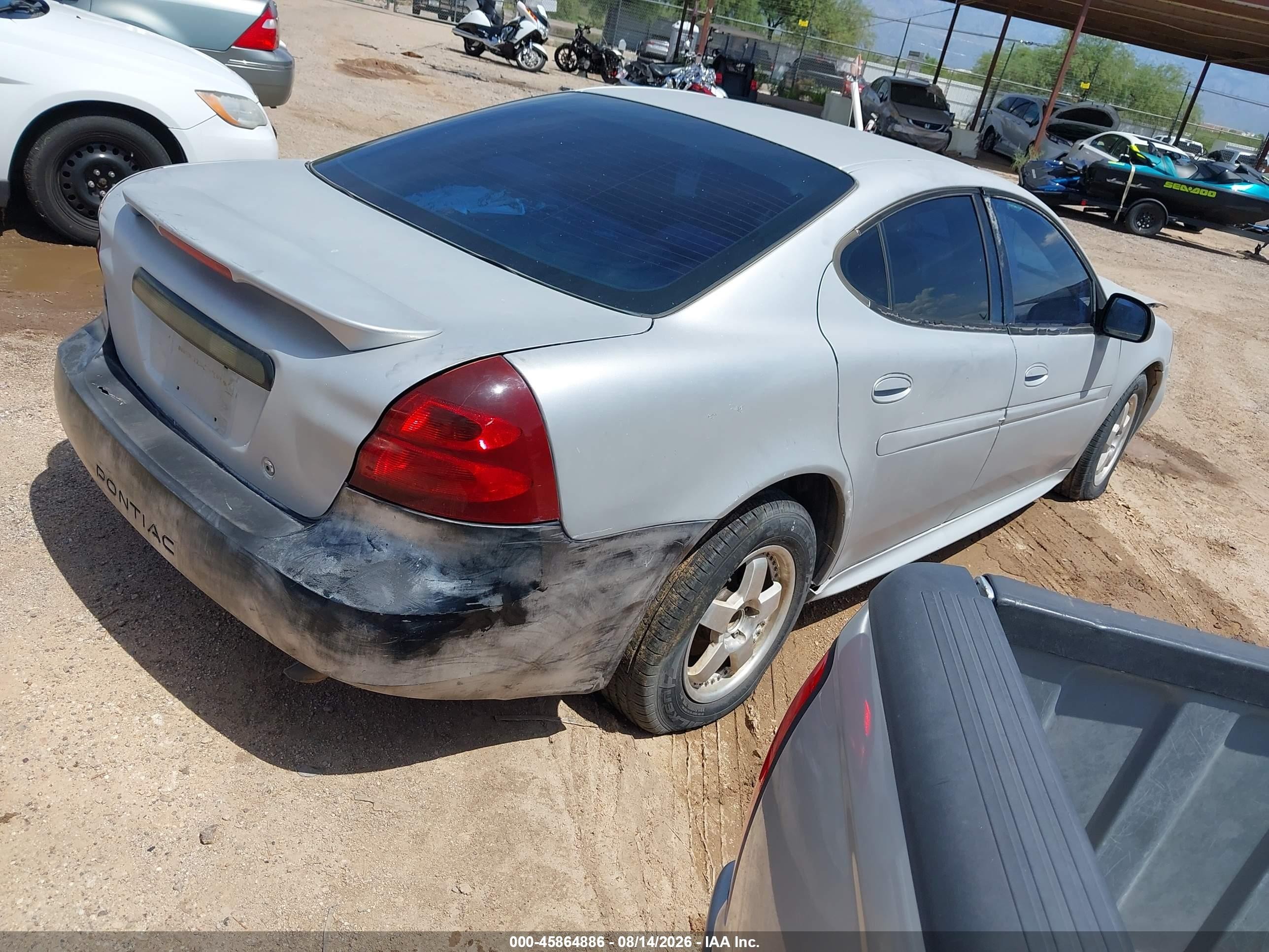 2004 Pontiac Grand Prix Gt1 Серебряный vin: 2G2WP522241320341