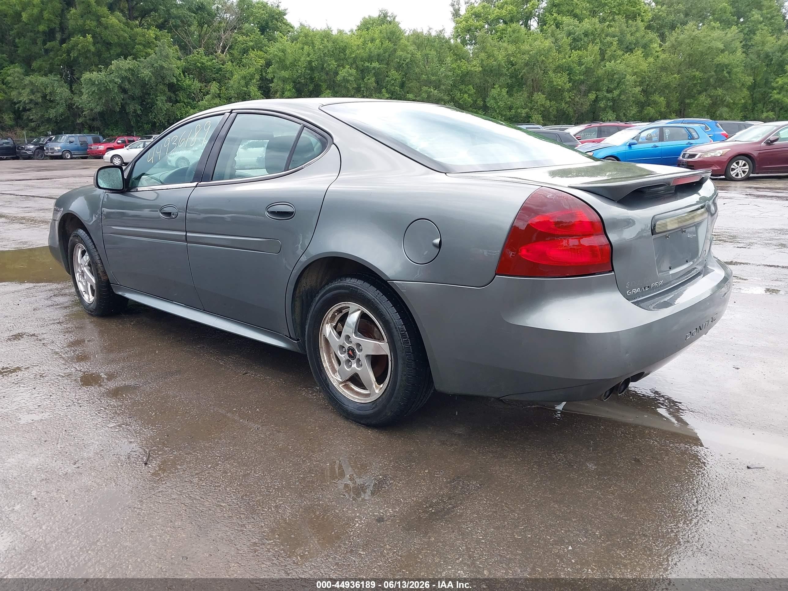 2004 Pontiac Grand Prix Gt1 Серый vin: 2G2WP522241331341