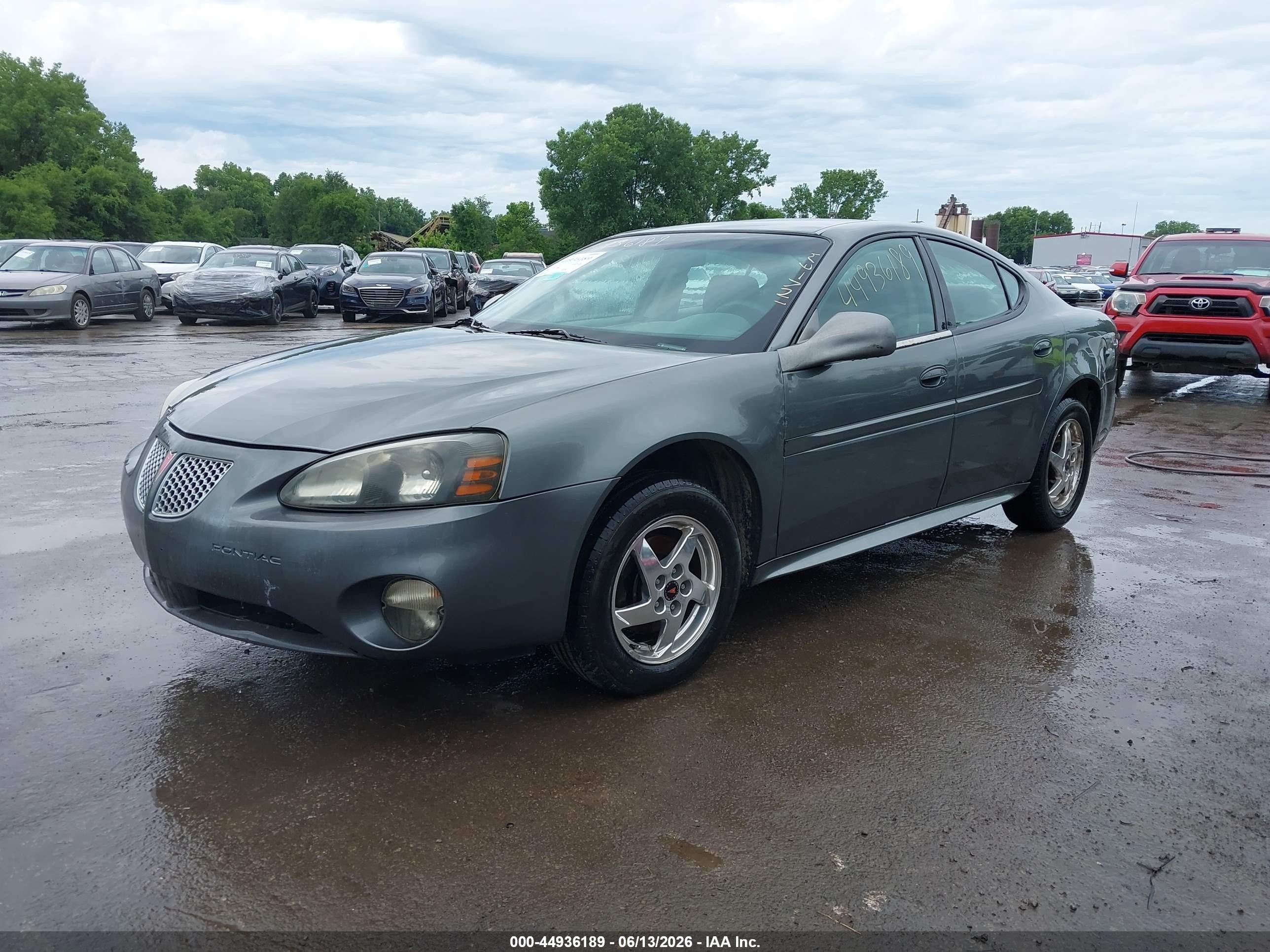 2004 Pontiac Grand Prix Gt1 Серый vin: 2G2WP522241331341