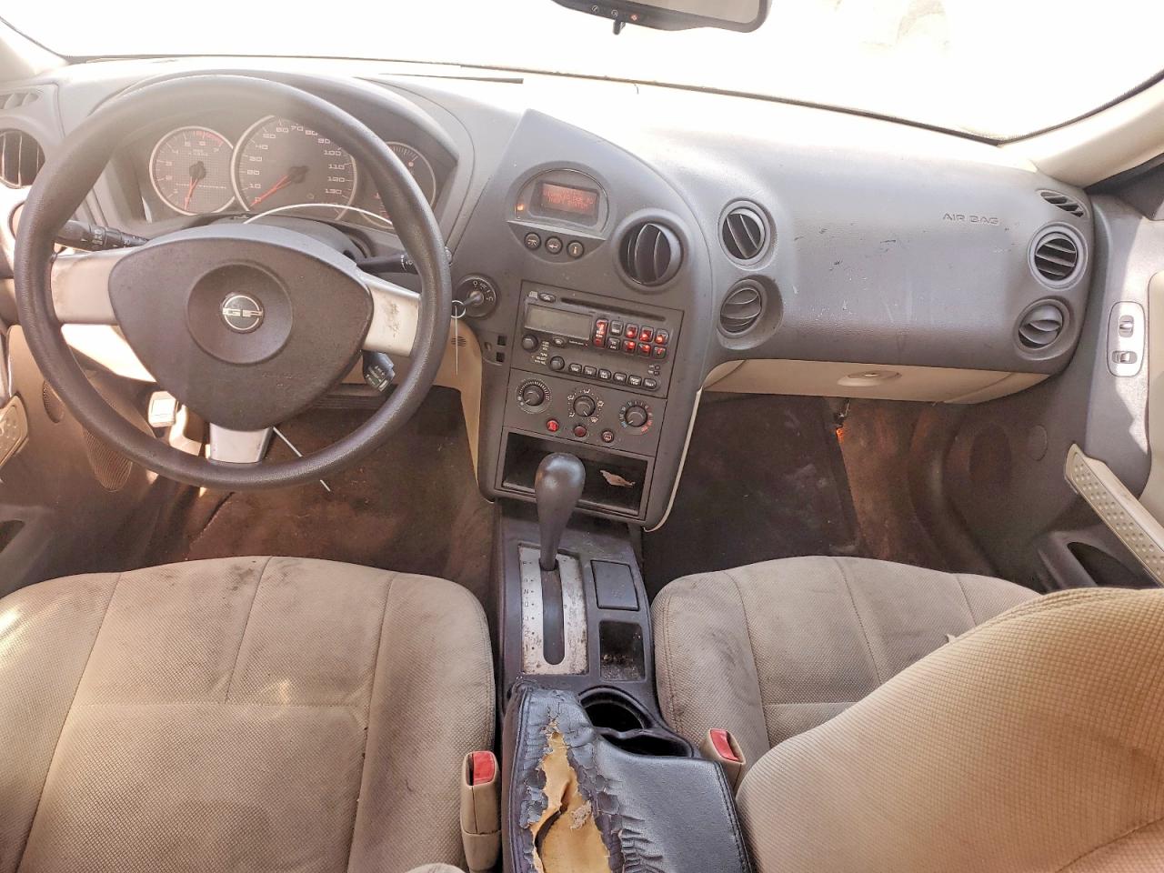 2005 Pontiac Grand Prix Beige vin: 2G2WP522251190823