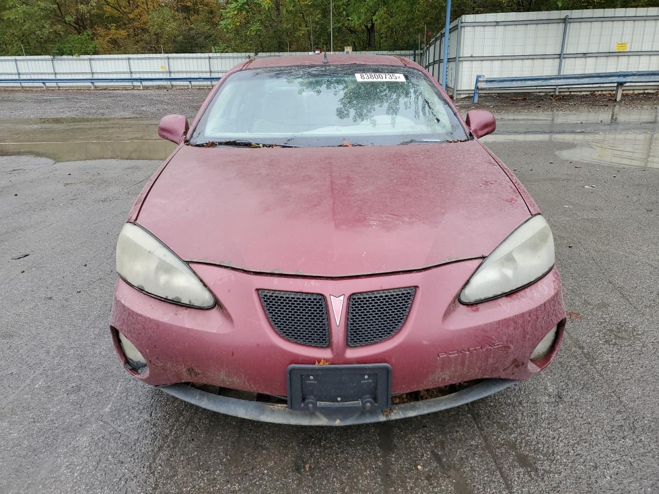 2005 Pontiac Grand Prix Maroon vin: 2G2WP522351325145