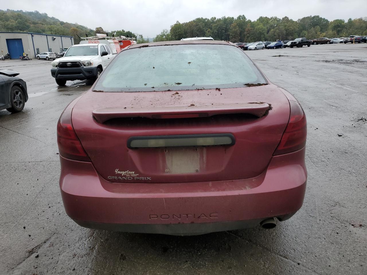 2005 Pontiac Grand Prix Maroon vin: 2G2WP522351325145