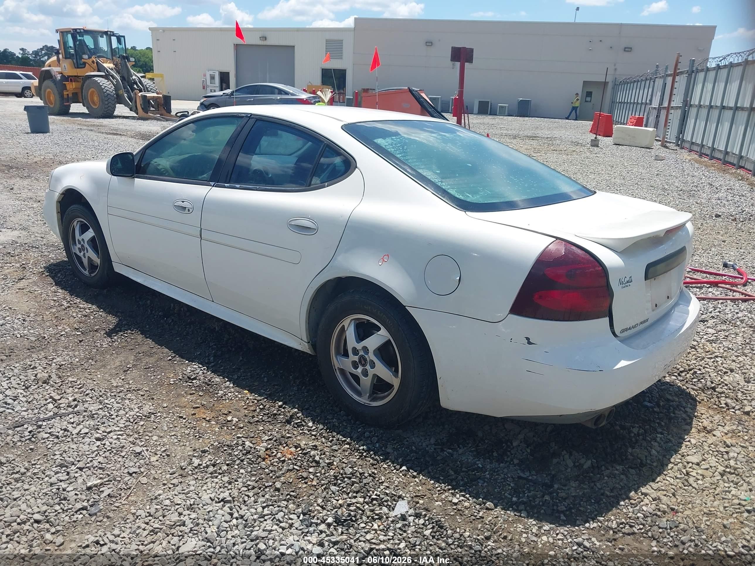 2004 Pontiac Grand Prix Gt1 White vin: 2G2WP522441201996