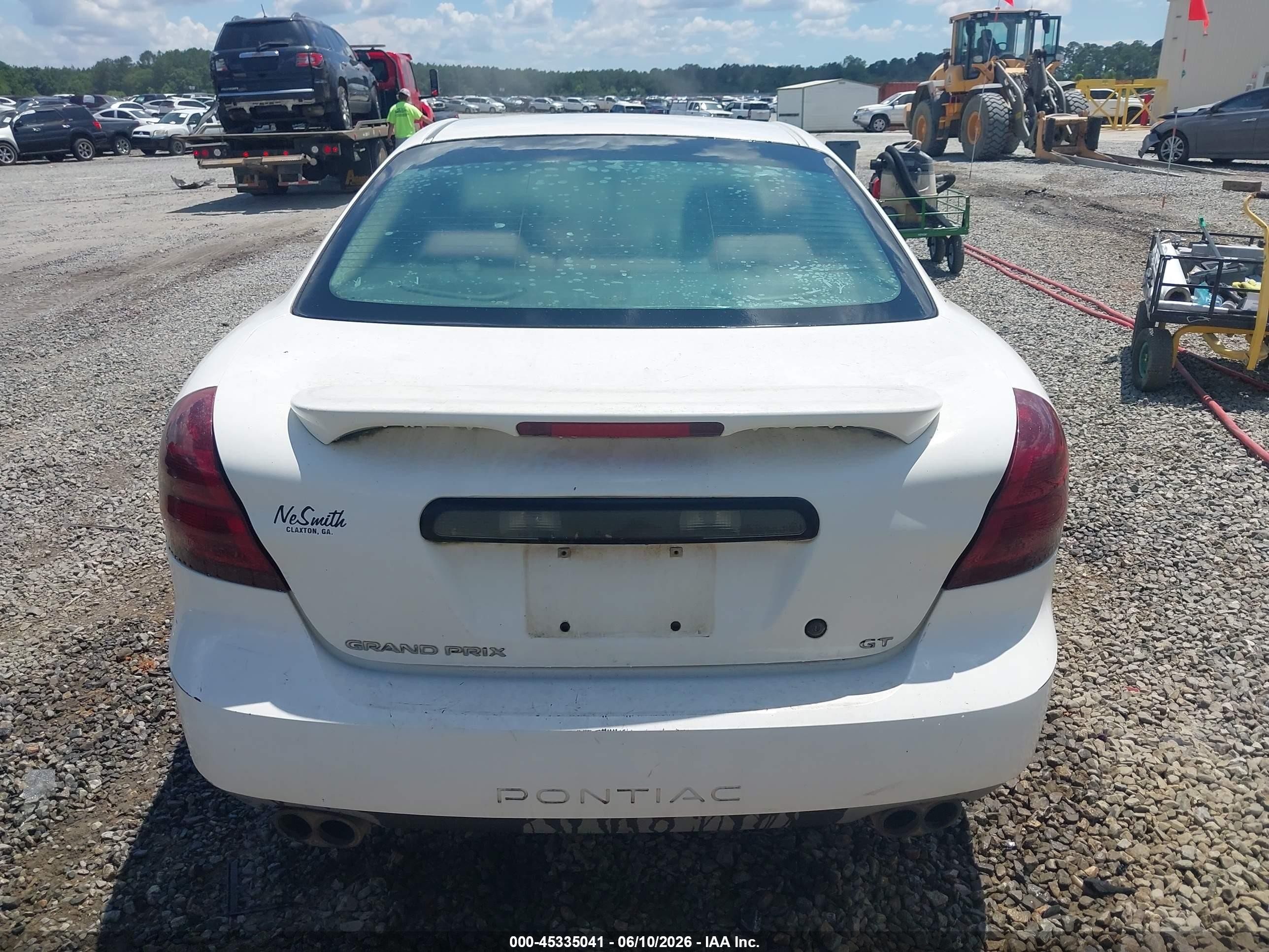 2004 Pontiac Grand Prix Gt1 White vin: 2G2WP522441201996