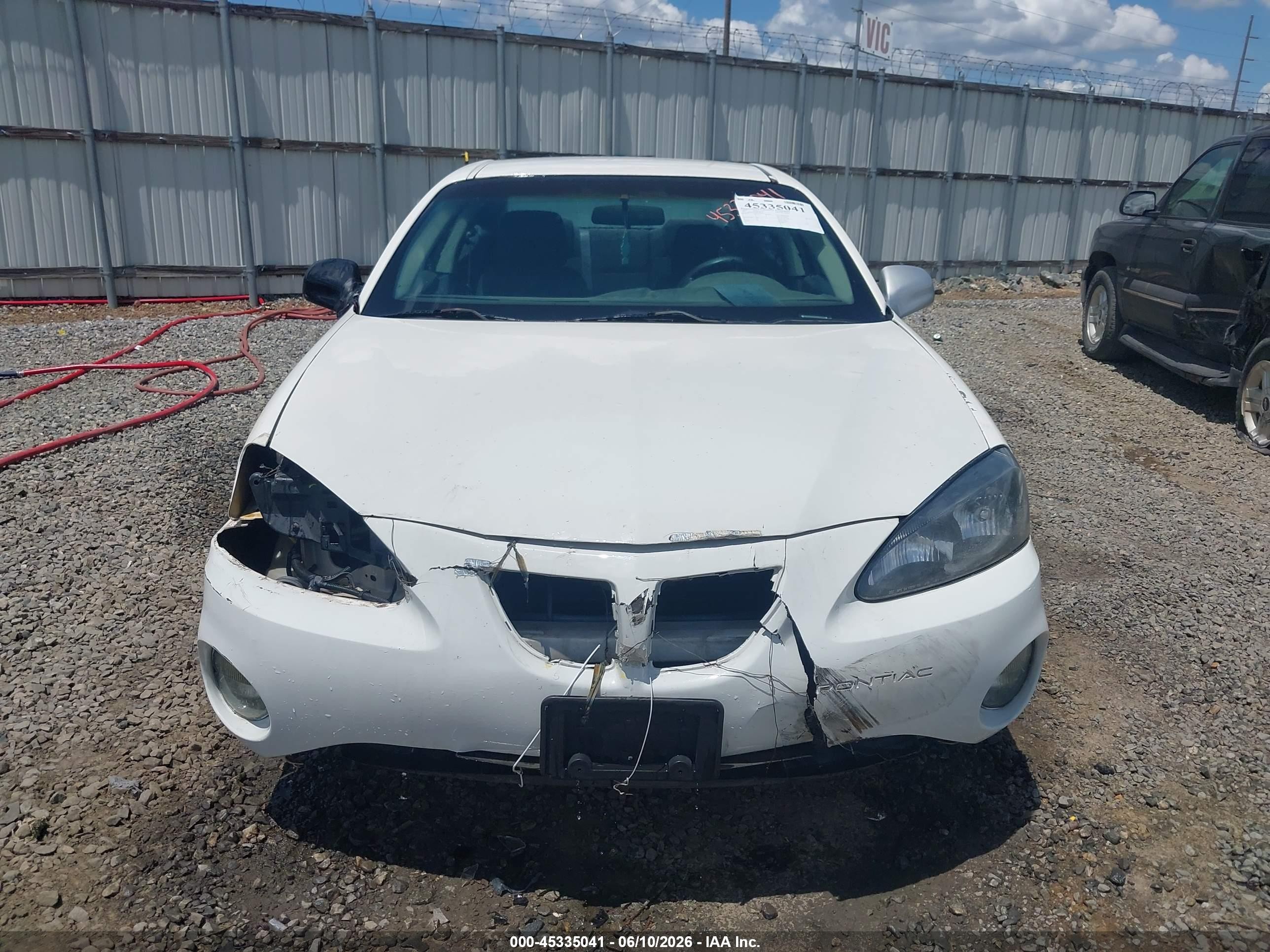 2004 Pontiac Grand Prix Gt1 White vin: 2G2WP522441201996