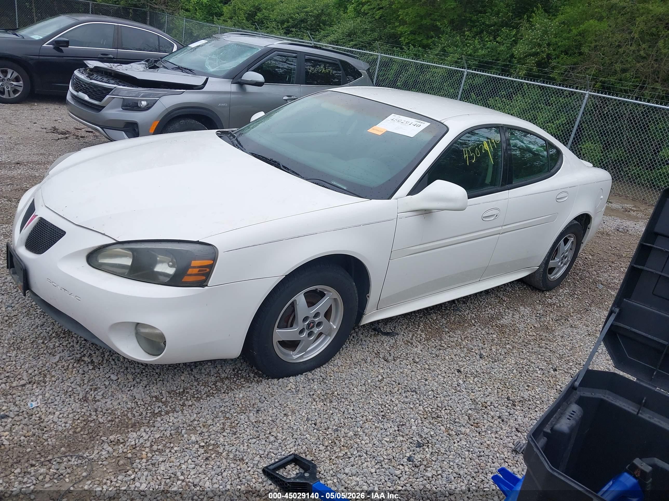 2004 Pontiac Grand Prix Gt1 Белый vin: 2G2WP522541125074