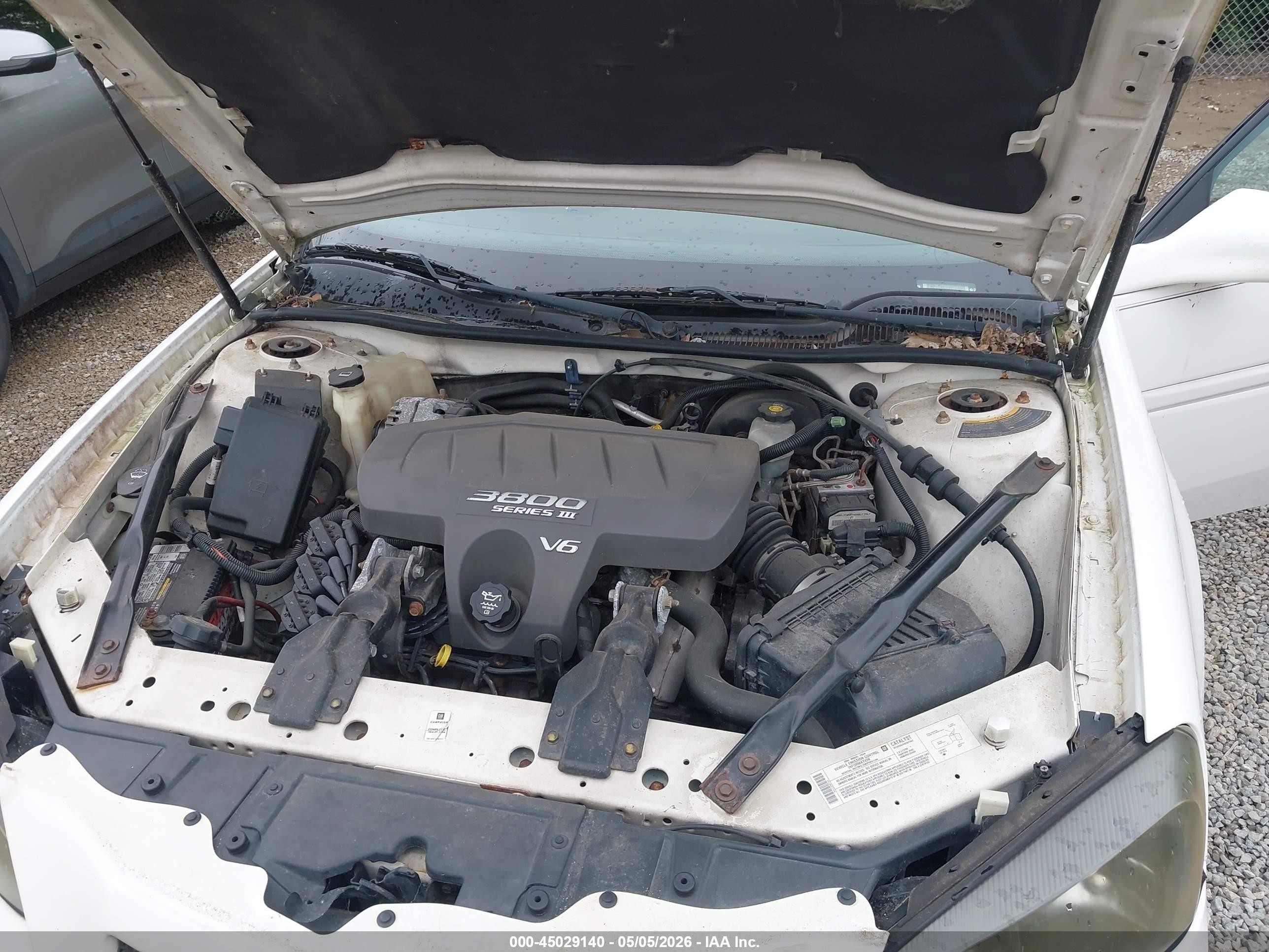 2004 Pontiac Grand Prix Gt1 Белый vin: 2G2WP522541125074