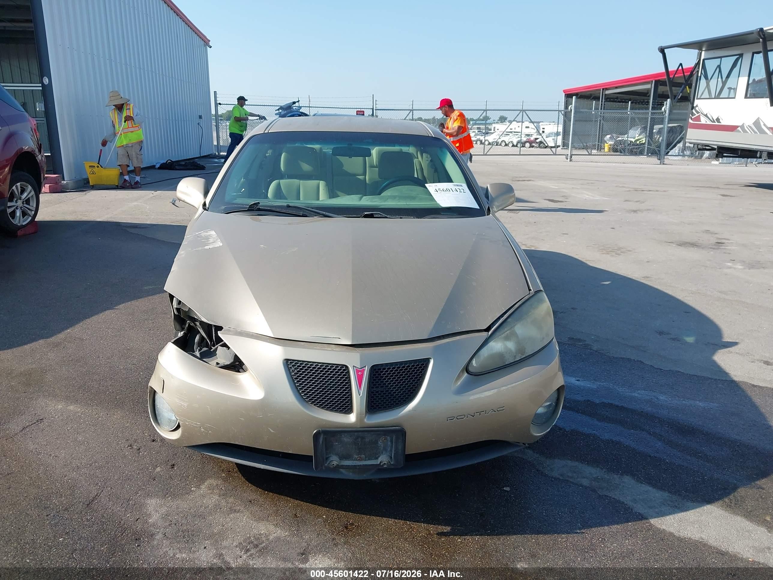 2004 Pontiac Grand Prix Gt1 Tan vin: 2G2WP522541286055