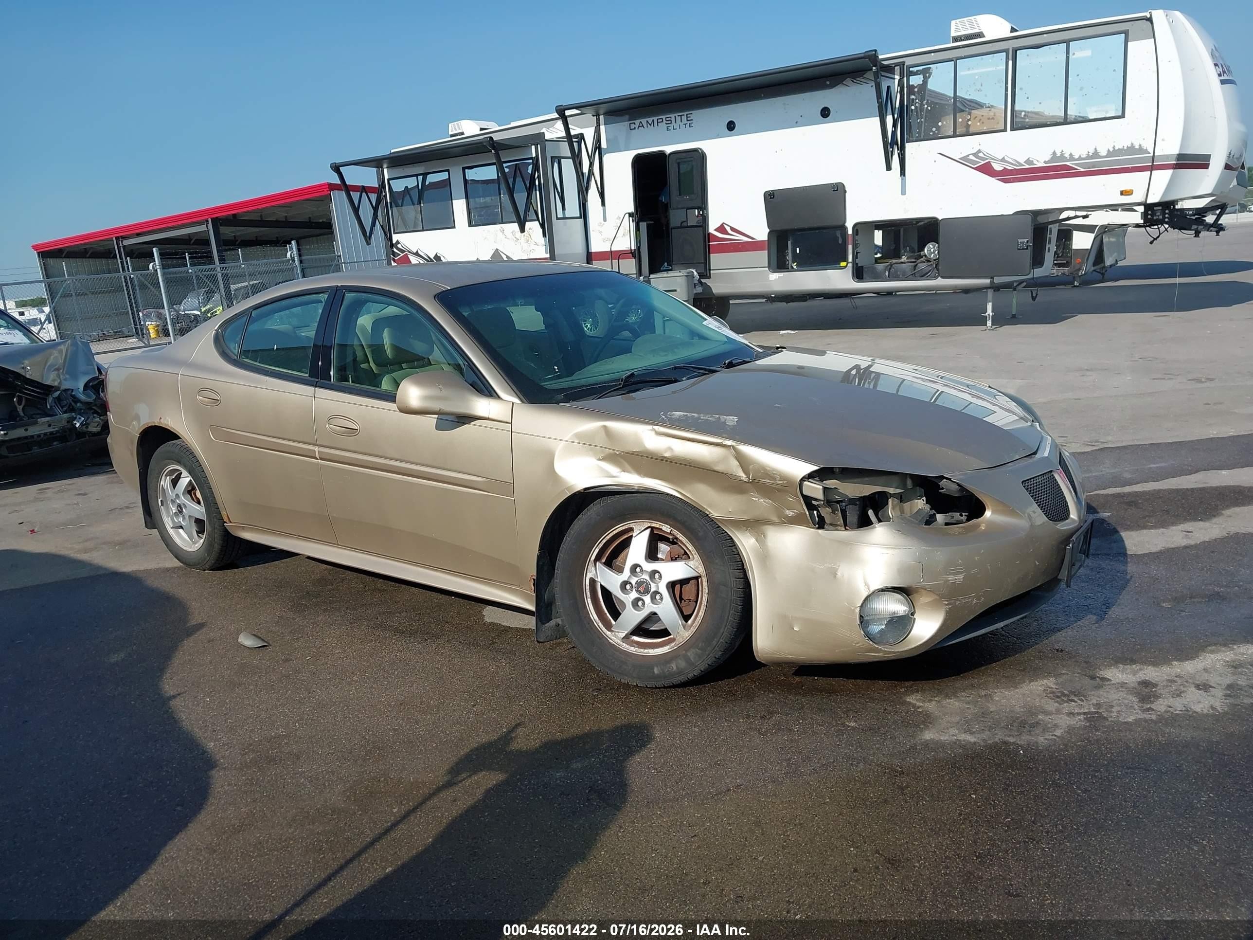2004 Pontiac Grand Prix Gt1 Tan vin: 2G2WP522541286055