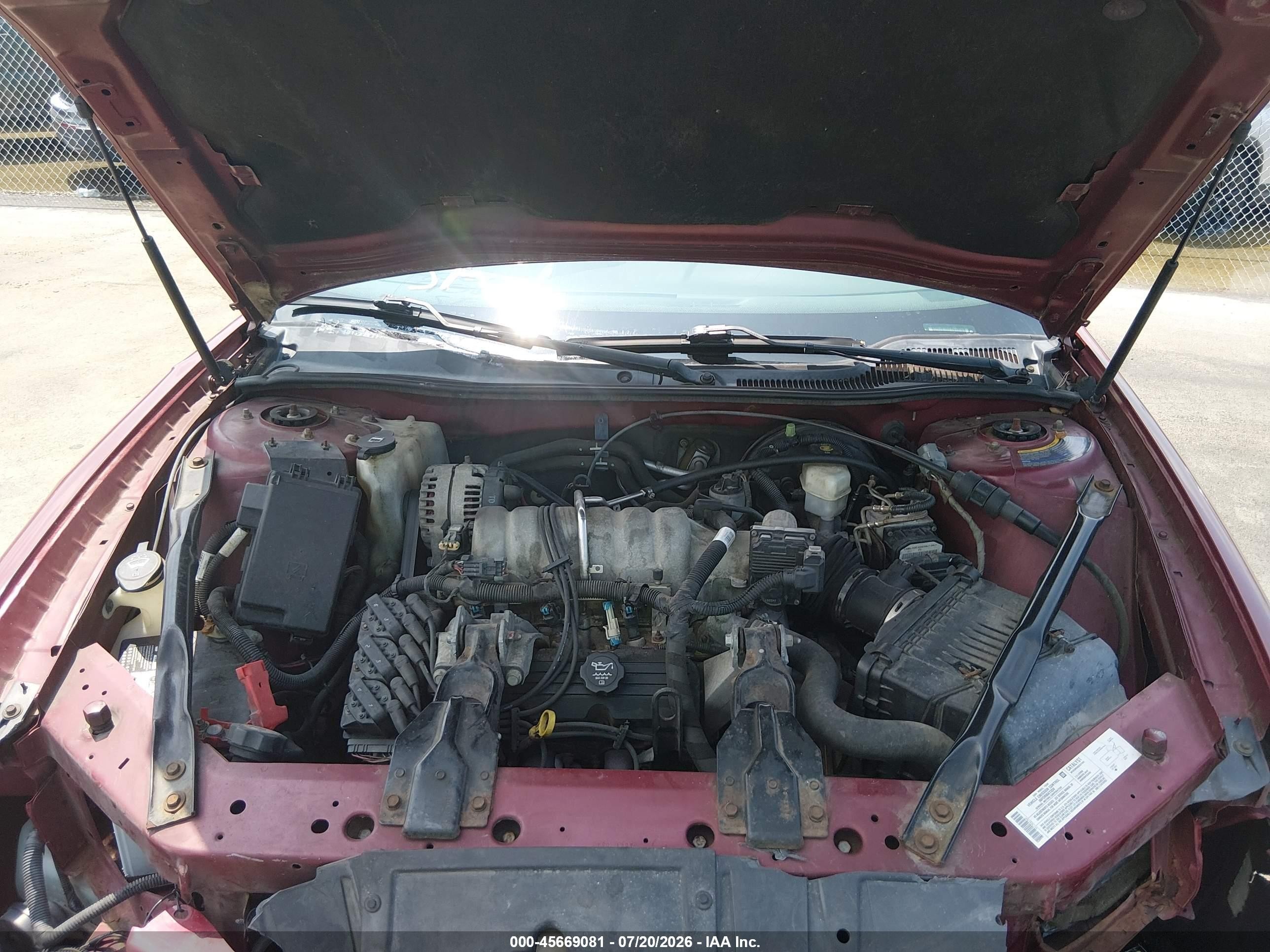 2004 Pontiac Grand Prix Gt1 Red vin: 2G2WP522641364178