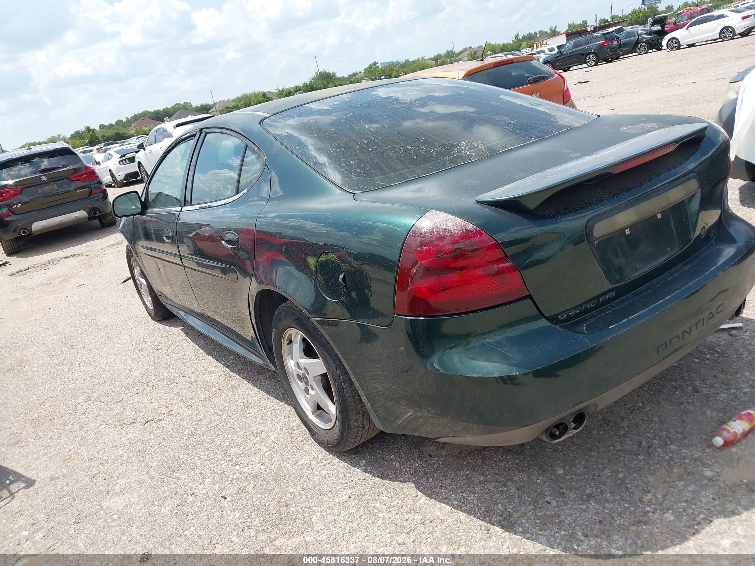 2004 Pontiac Grand Prix Gt1 Green vin: 2G2WP522841105210