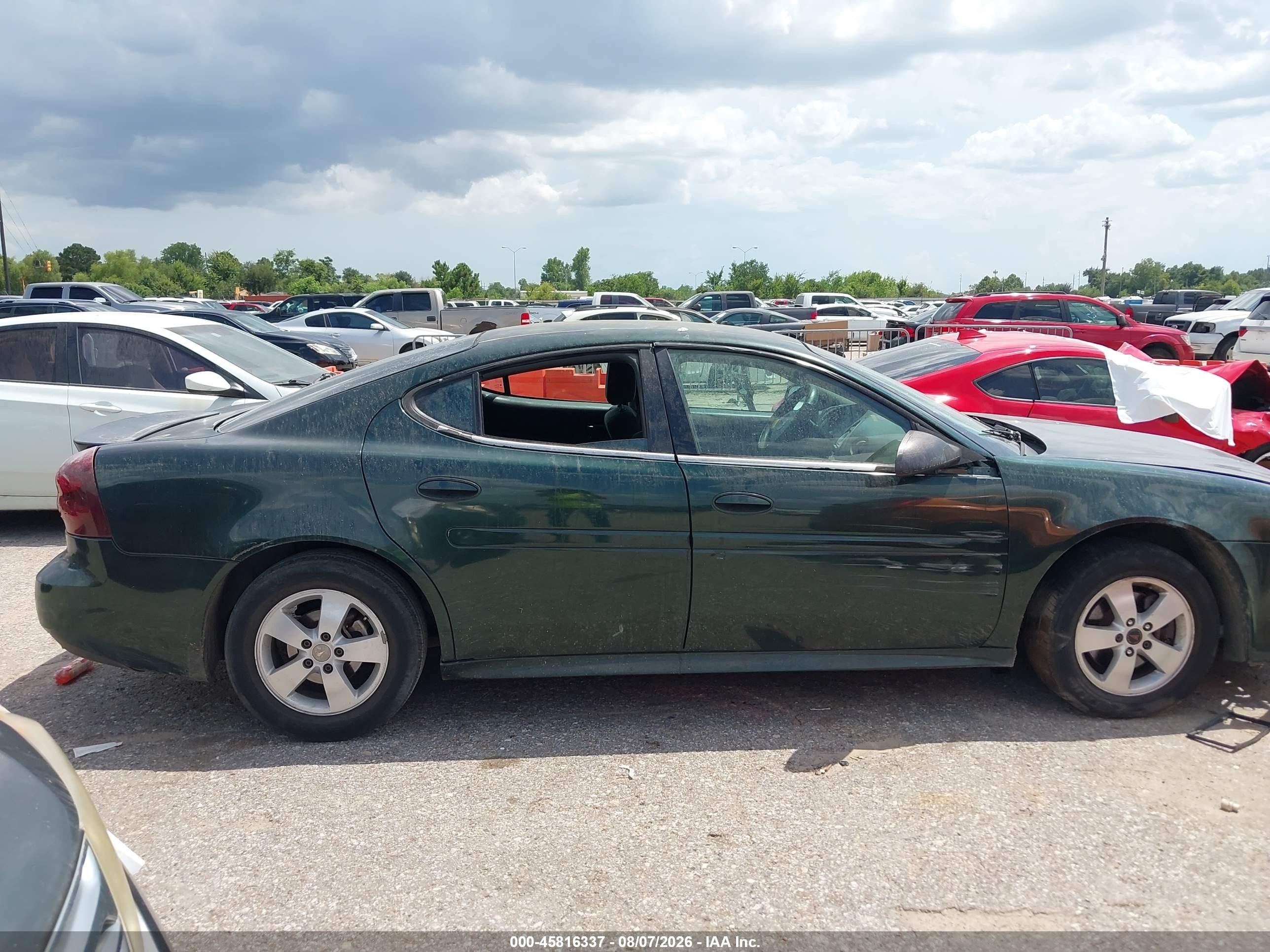 2004 Pontiac Grand Prix Gt1 Green vin: 2G2WP522841105210