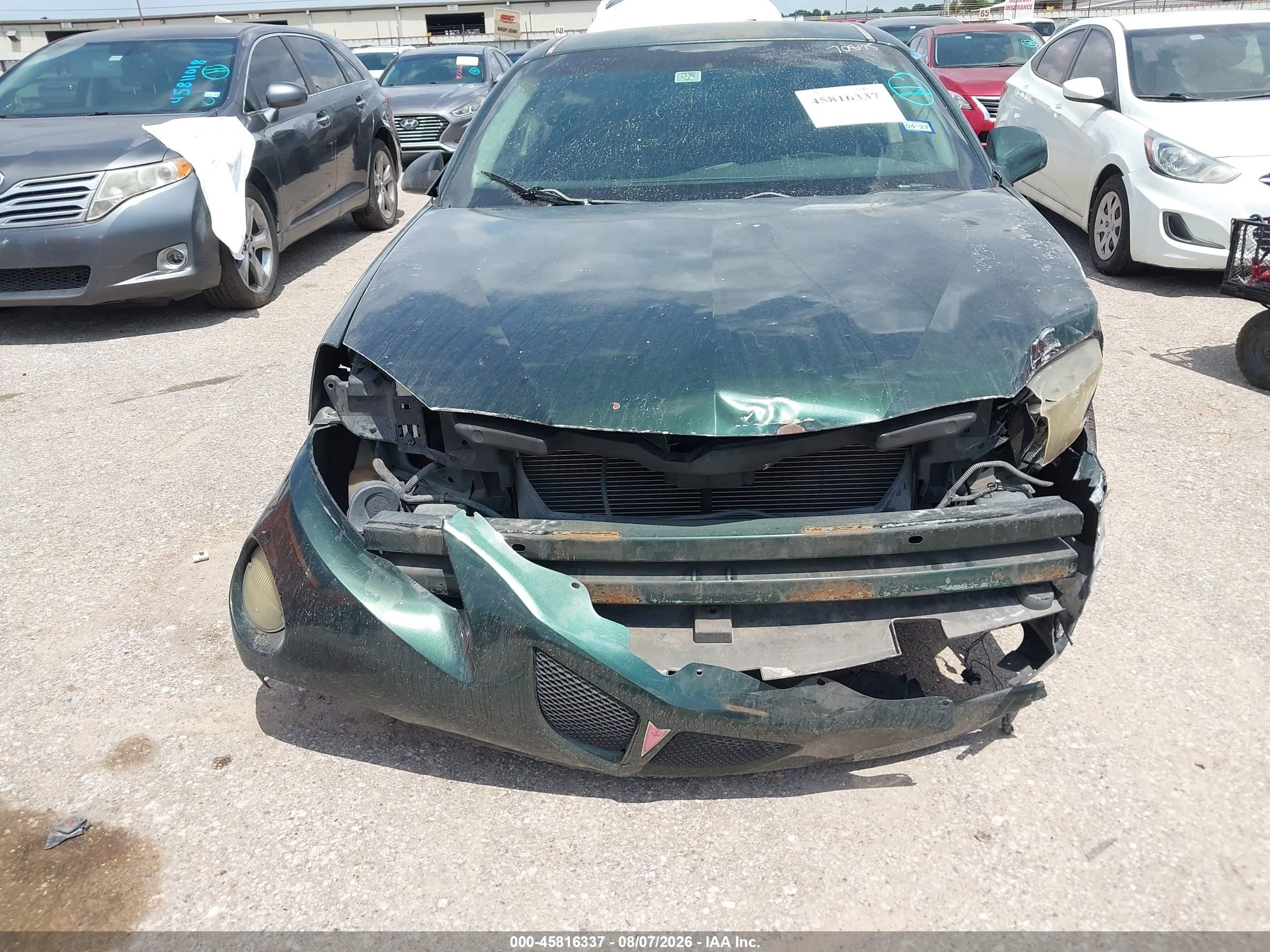 2004 Pontiac Grand Prix Gt1 Green vin: 2G2WP522841105210