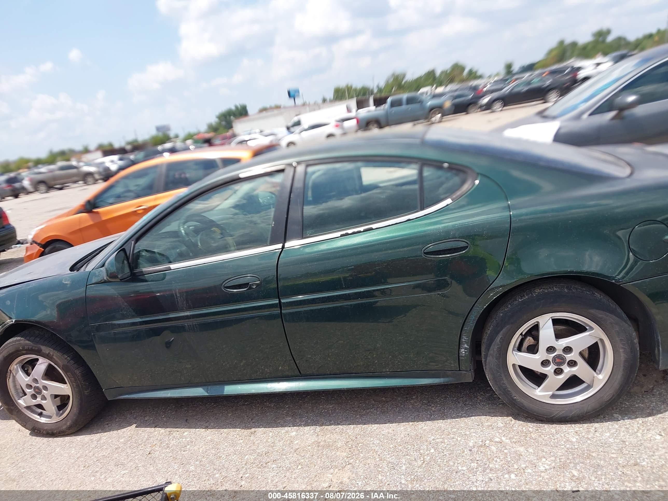 2004 Pontiac Grand Prix Gt1 Green vin: 2G2WP522841105210