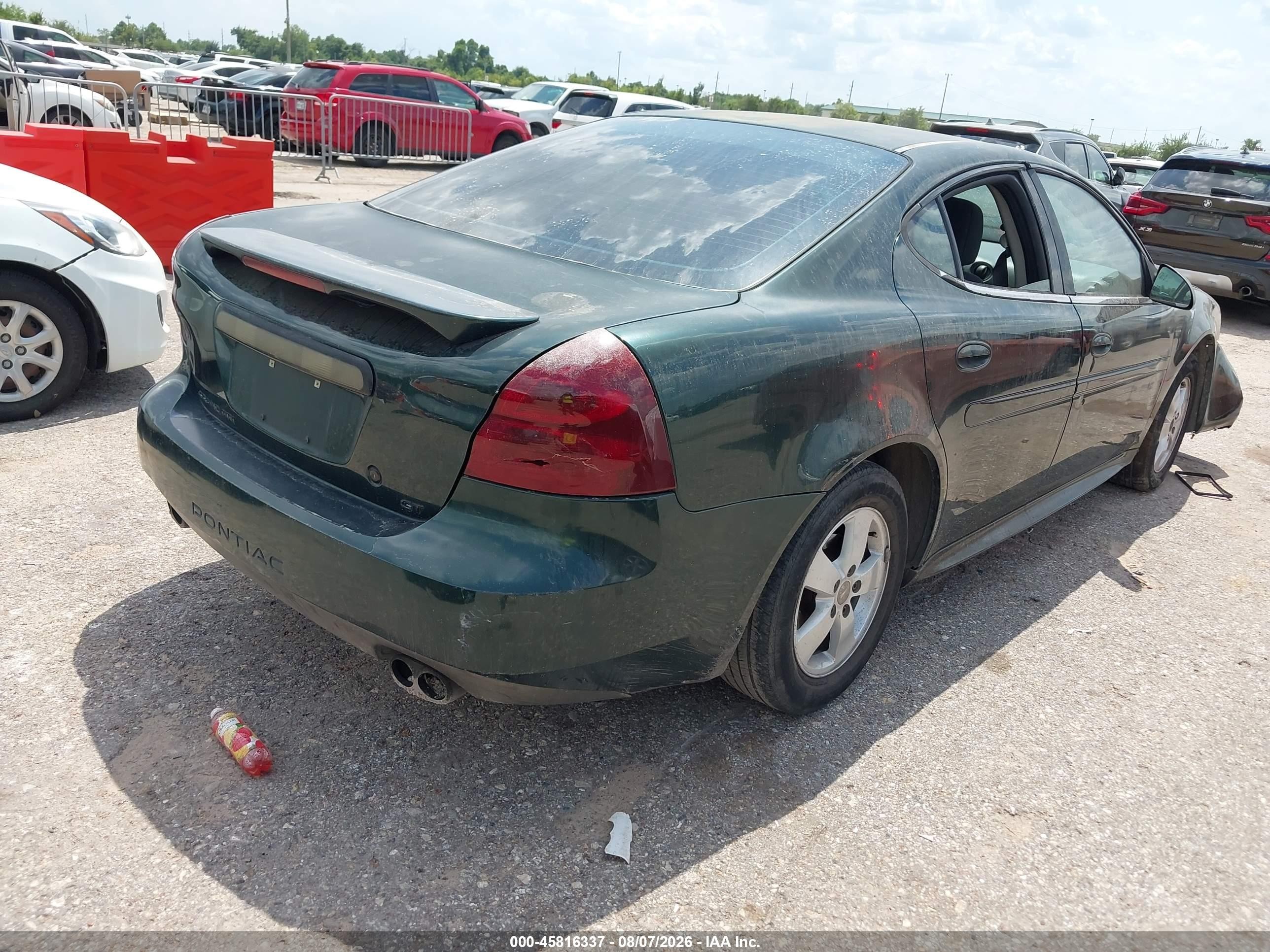 2004 Pontiac Grand Prix Gt1 Green vin: 2G2WP522841105210