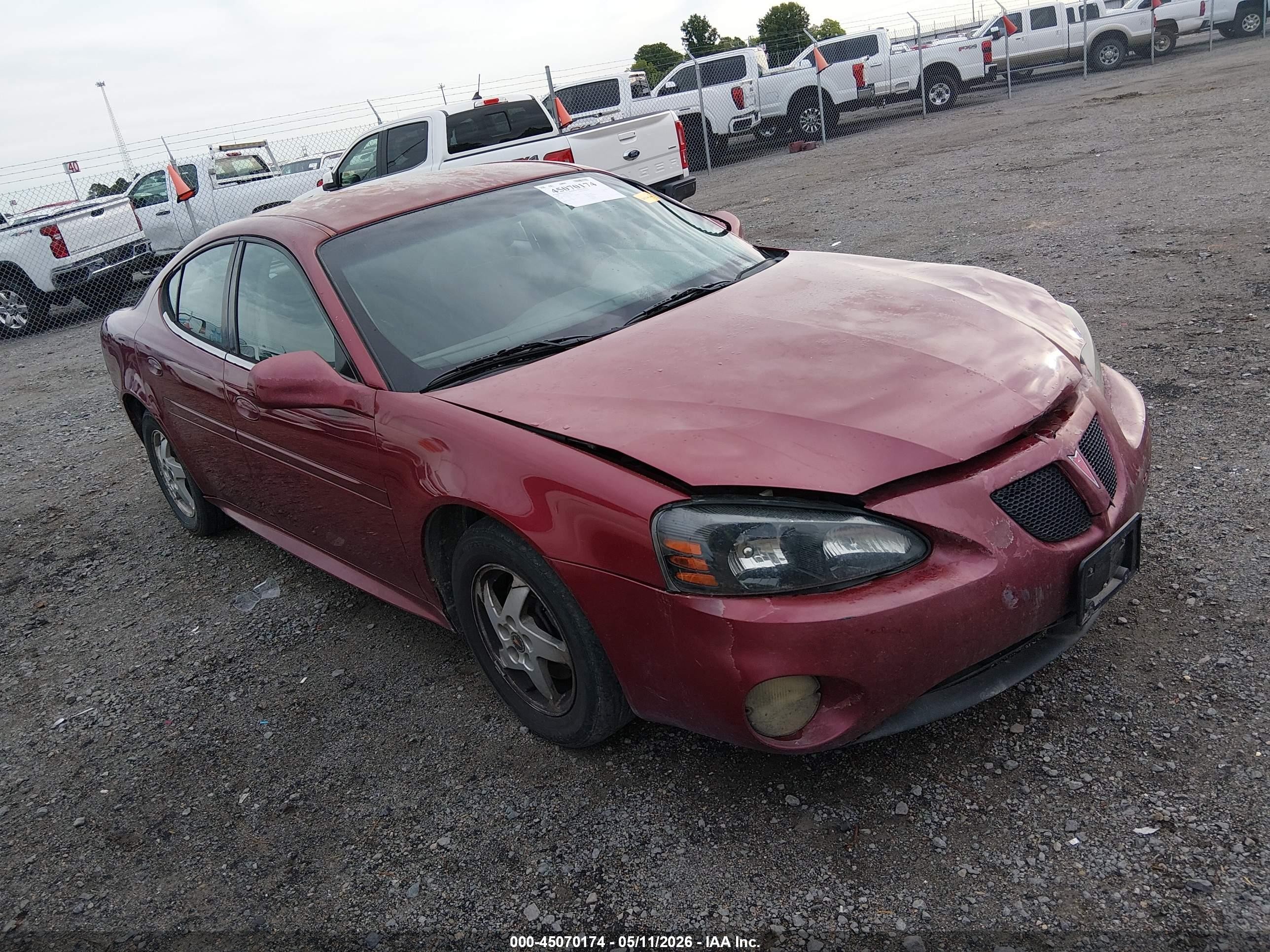 2004 Pontiac Grand Prix Gt1 Maroon vin: 2G2WP522841150244