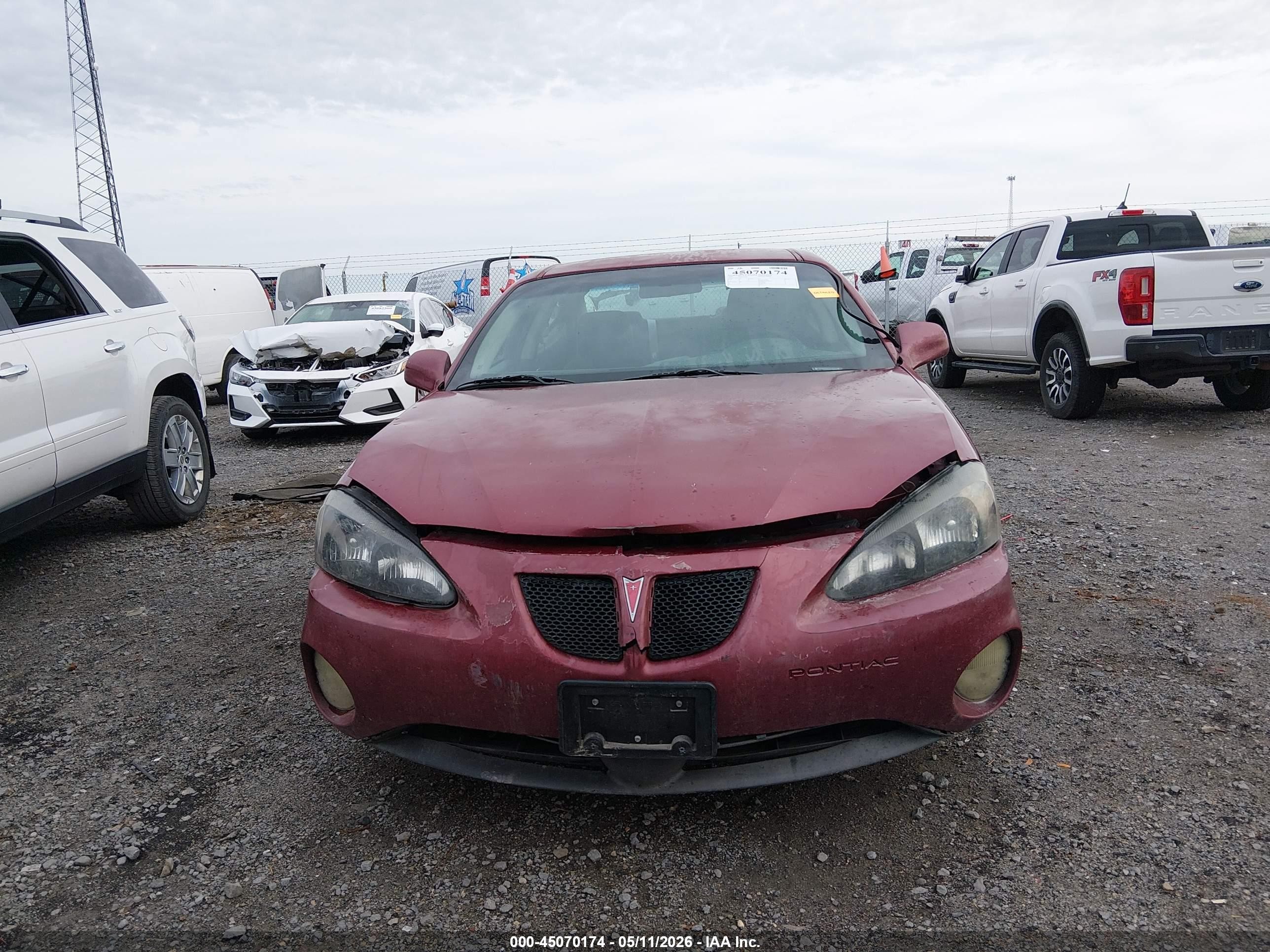2004 Pontiac Grand Prix Gt1 Maroon vin: 2G2WP522841150244