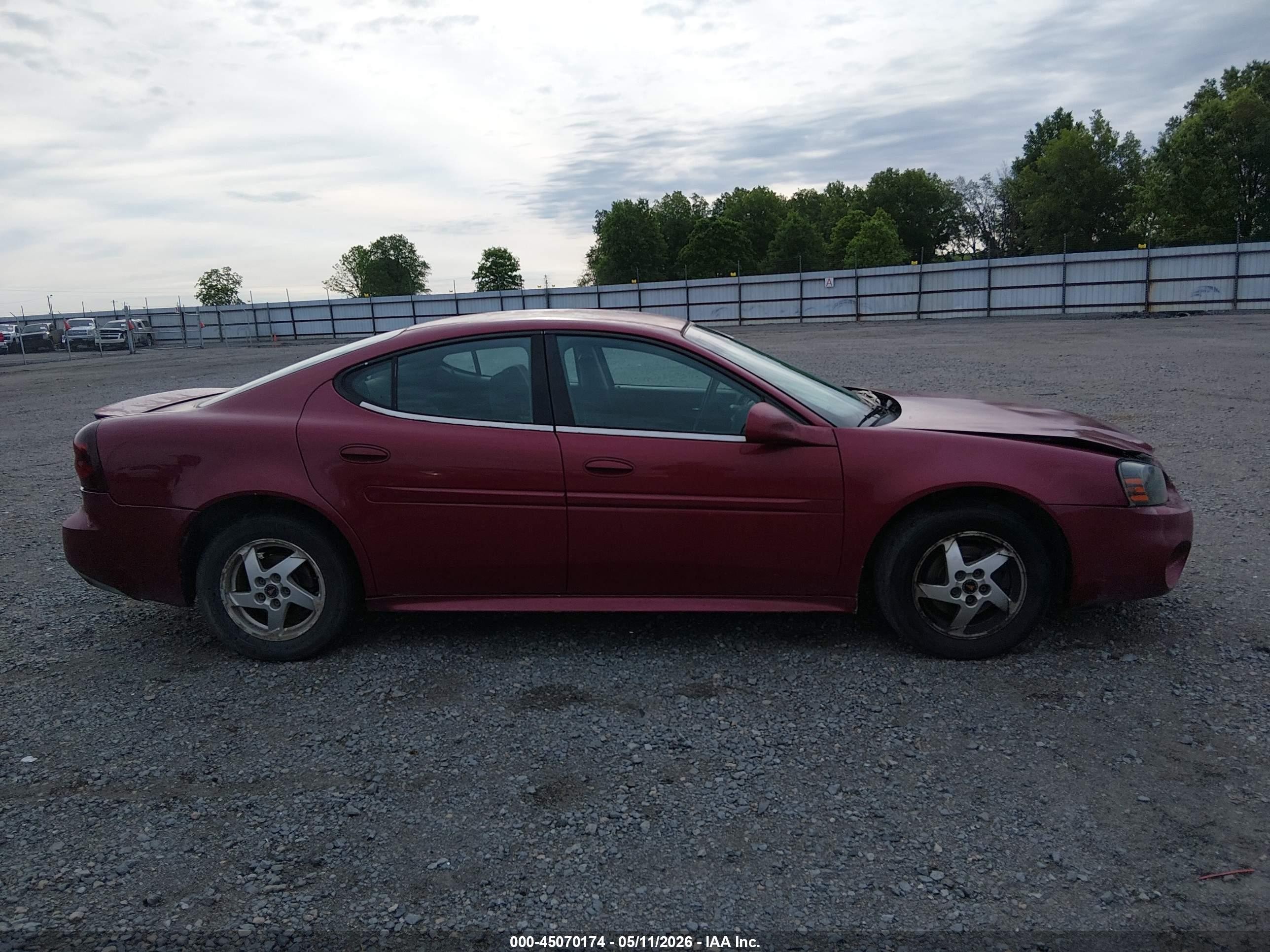 2004 Pontiac Grand Prix Gt1 Maroon vin: 2G2WP522841150244