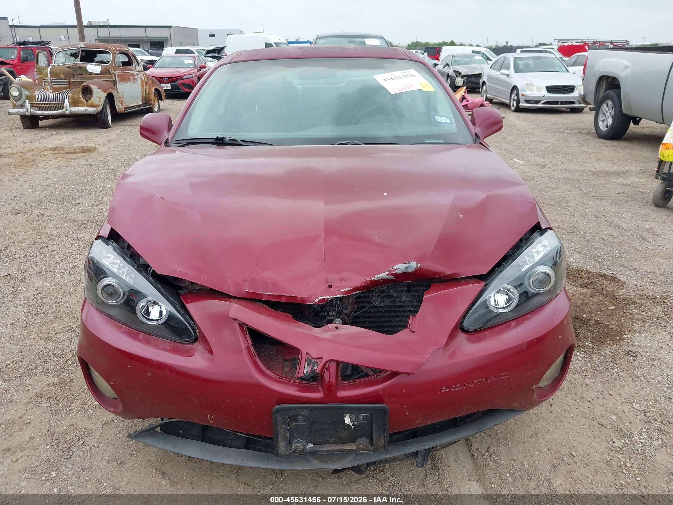 2004 Pontiac Grand Prix Gt1 Red vin: 2G2WP522841221913