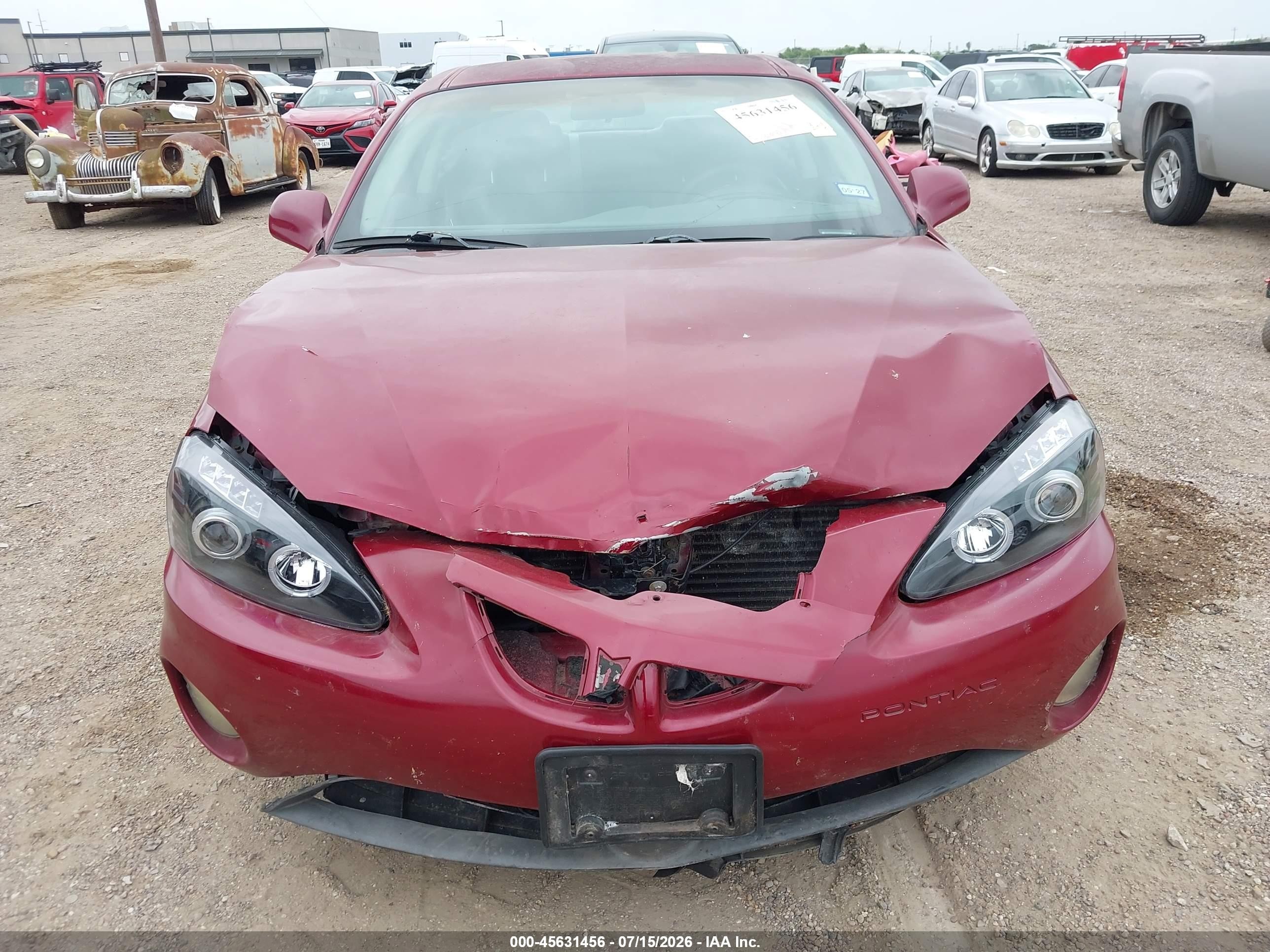 2004 Pontiac Grand Prix Gt1 Red vin: 2G2WP522841221913