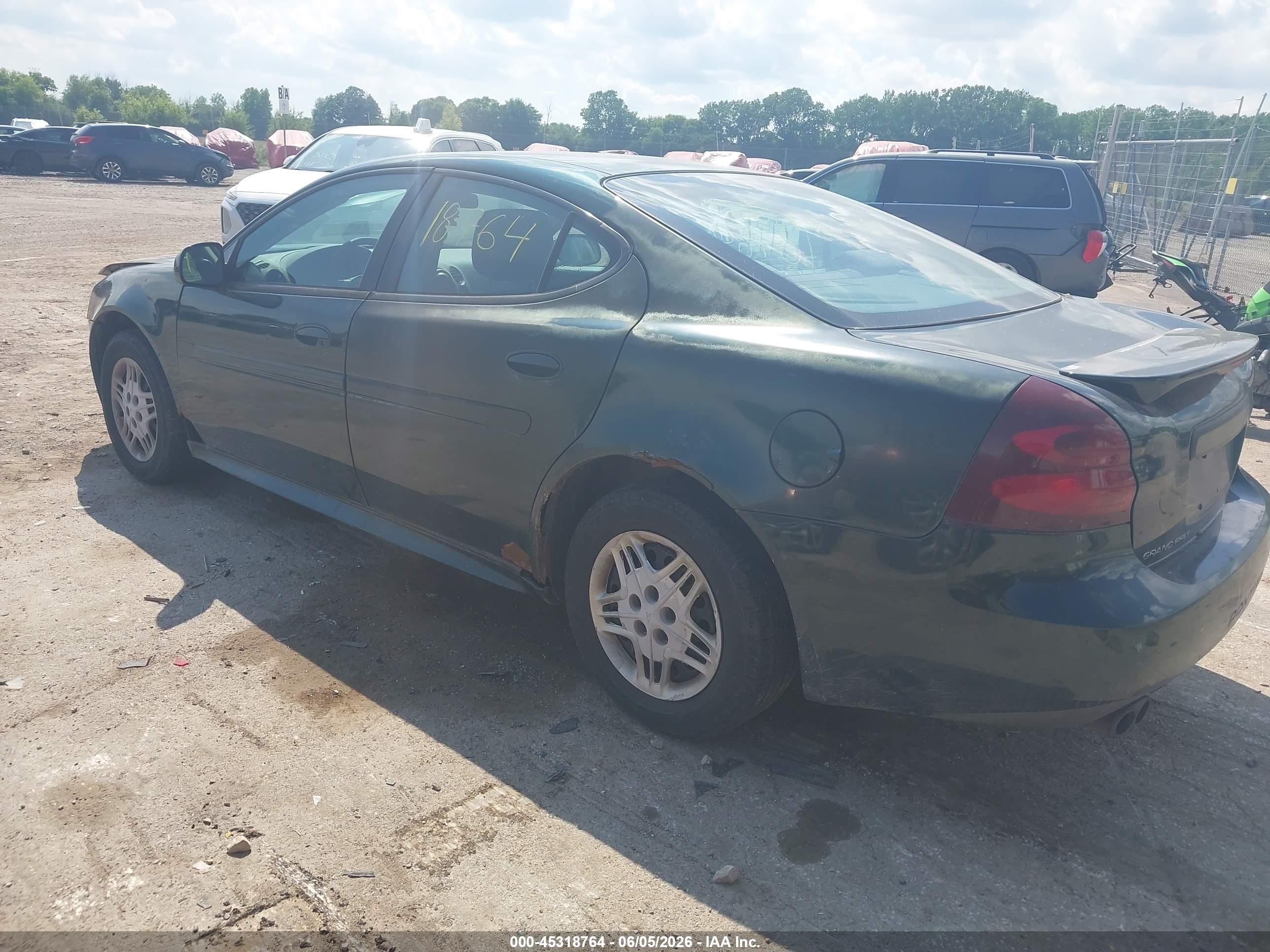 2004 Pontiac Grand Prix Gt1 Зеленый vin: 2G2WP522841279746
