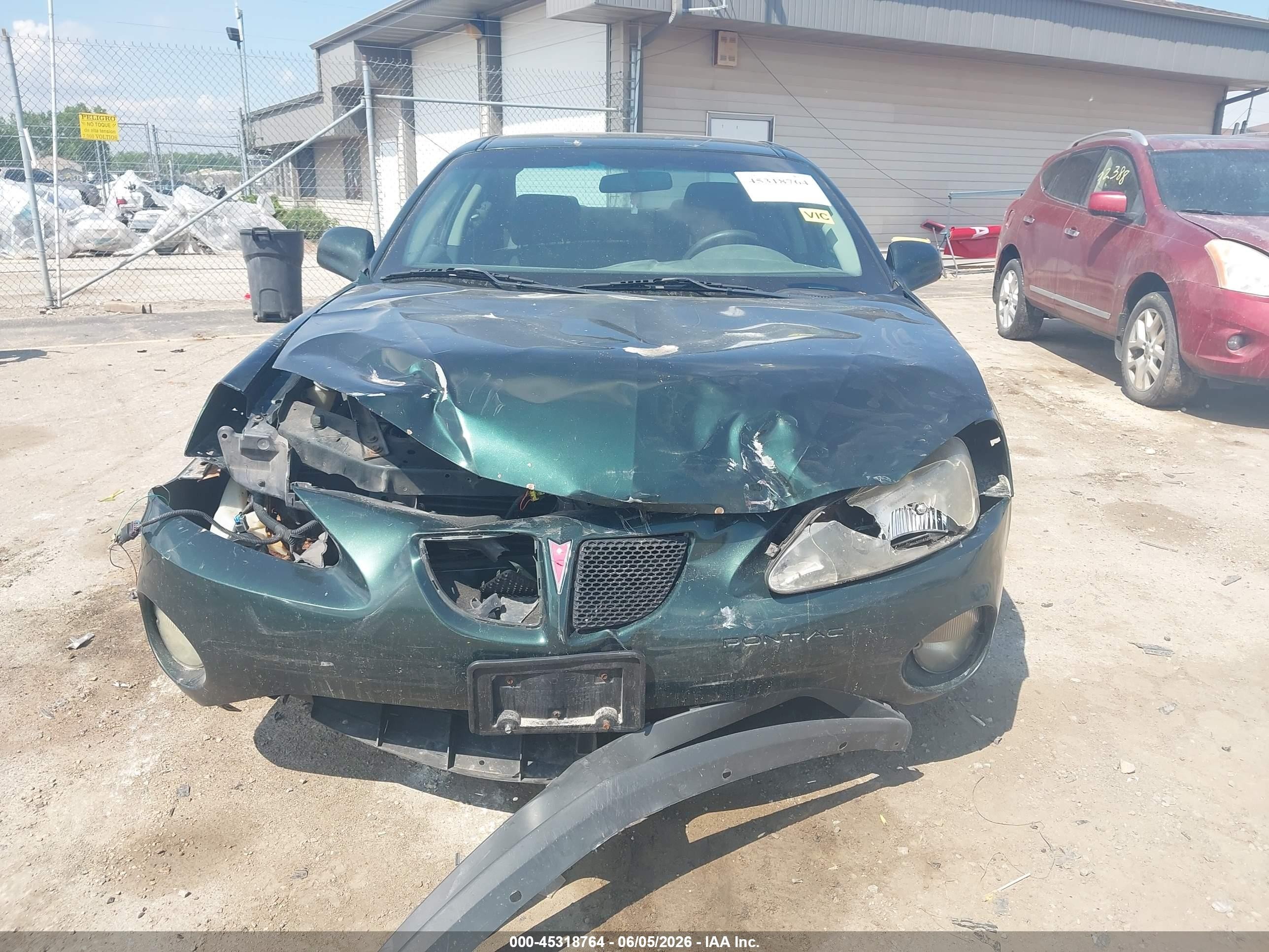 2004 Pontiac Grand Prix Gt1 Зеленый vin: 2G2WP522841279746
