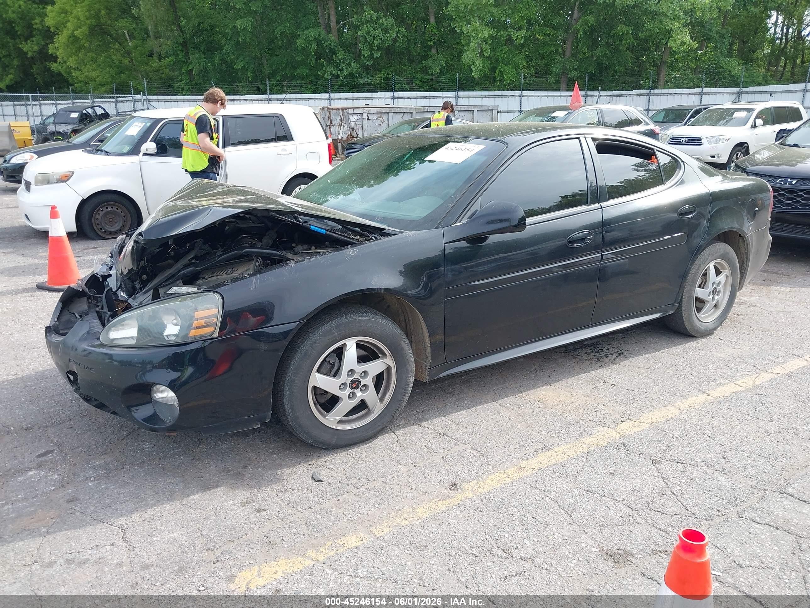 2004 Pontiac Grand Prix Gt1 Black vin: 2G2WP522841298992