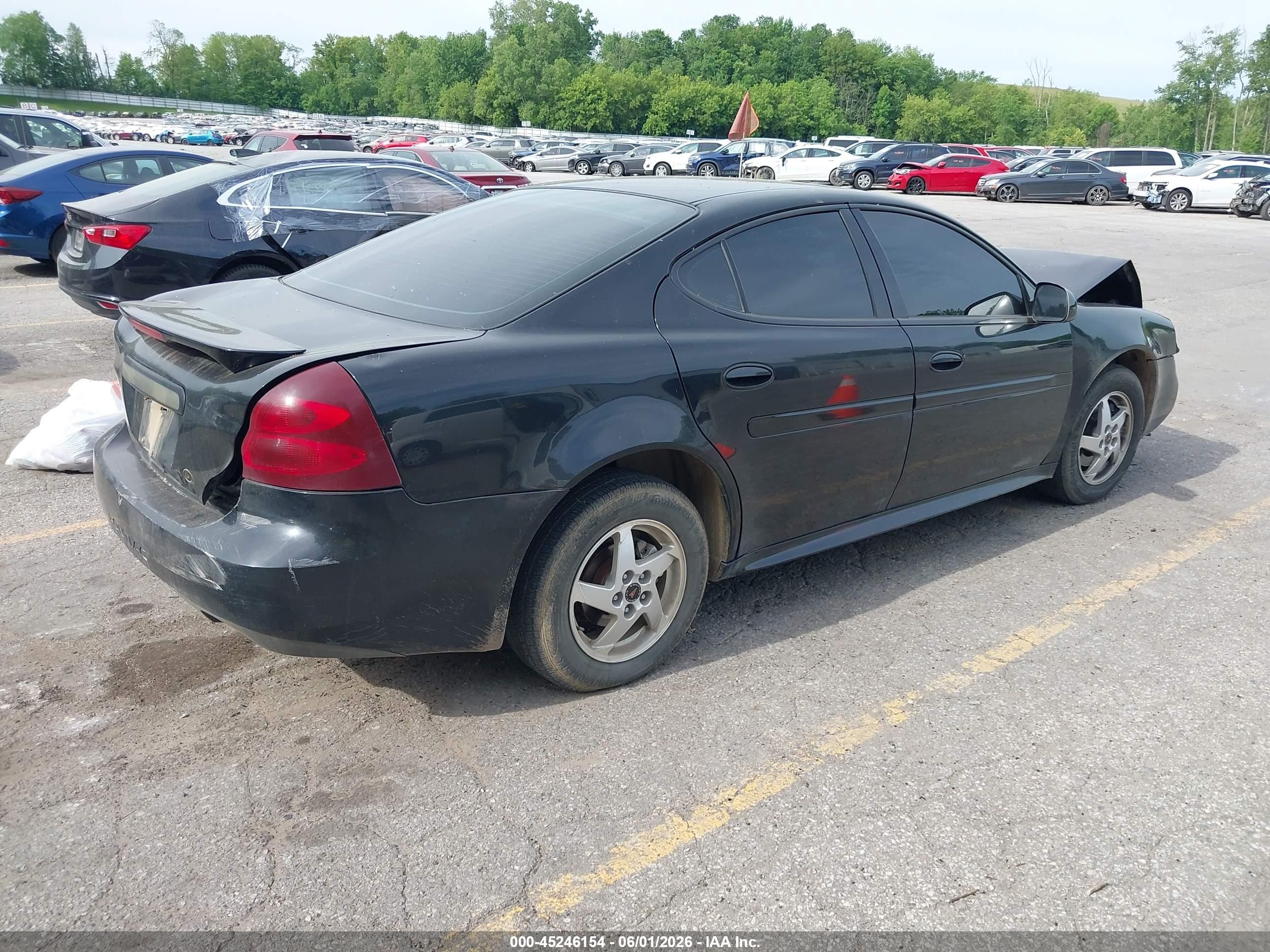 2004 Pontiac Grand Prix Gt1 Black vin: 2G2WP522841298992