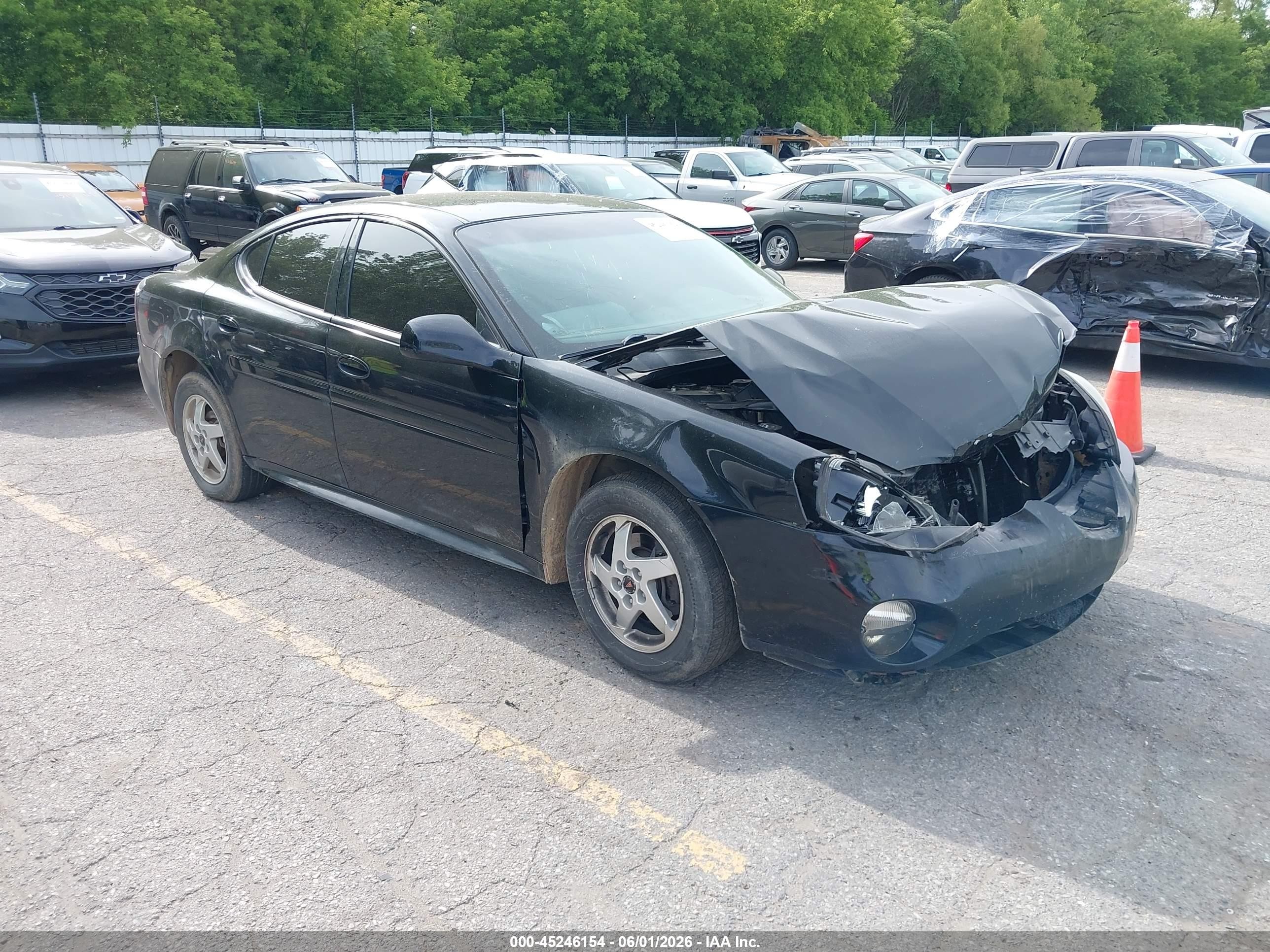 2004 Pontiac Grand Prix Gt1 Black vin: 2G2WP522841298992