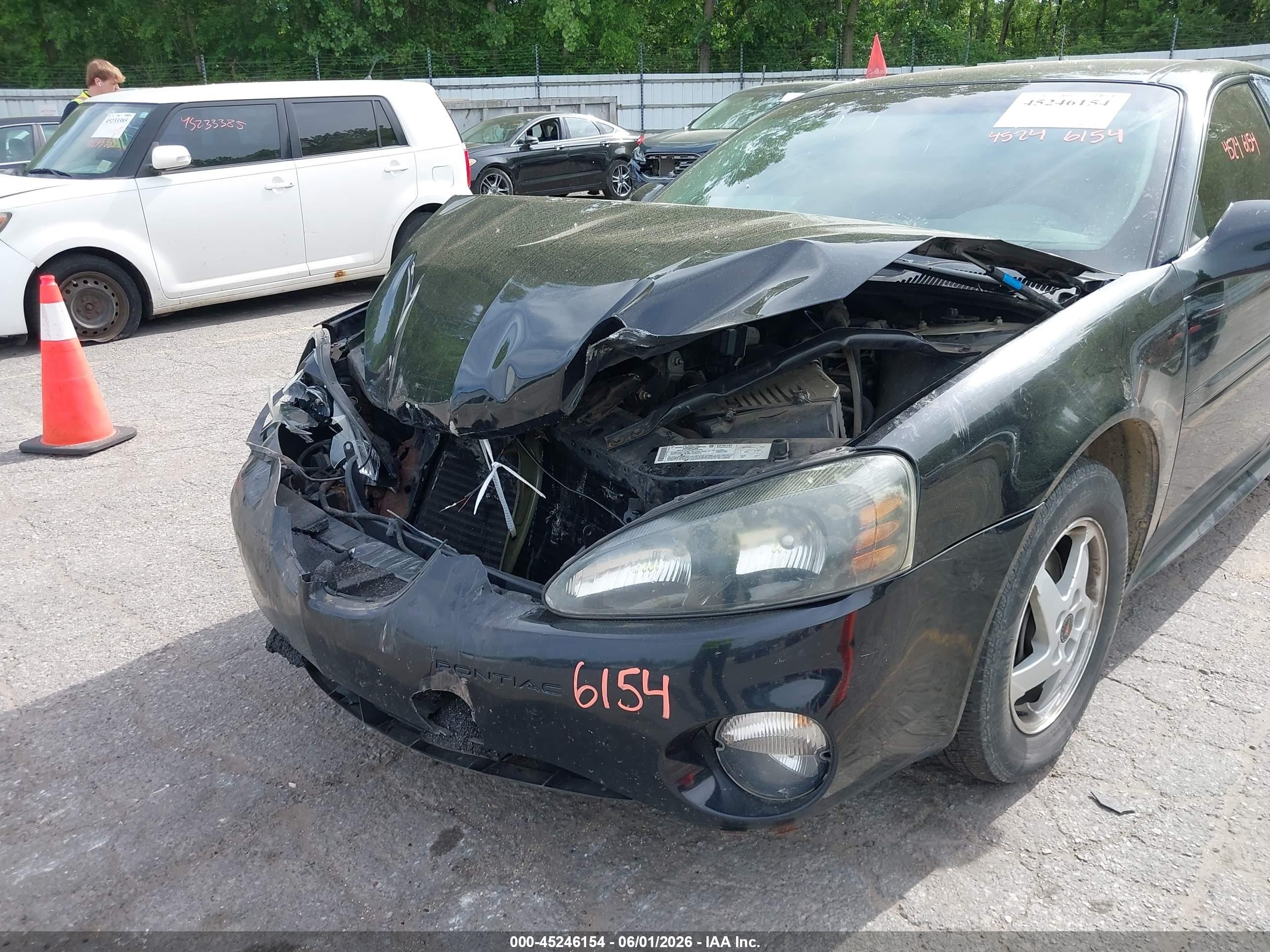 2004 Pontiac Grand Prix Gt1 Black vin: 2G2WP522841298992