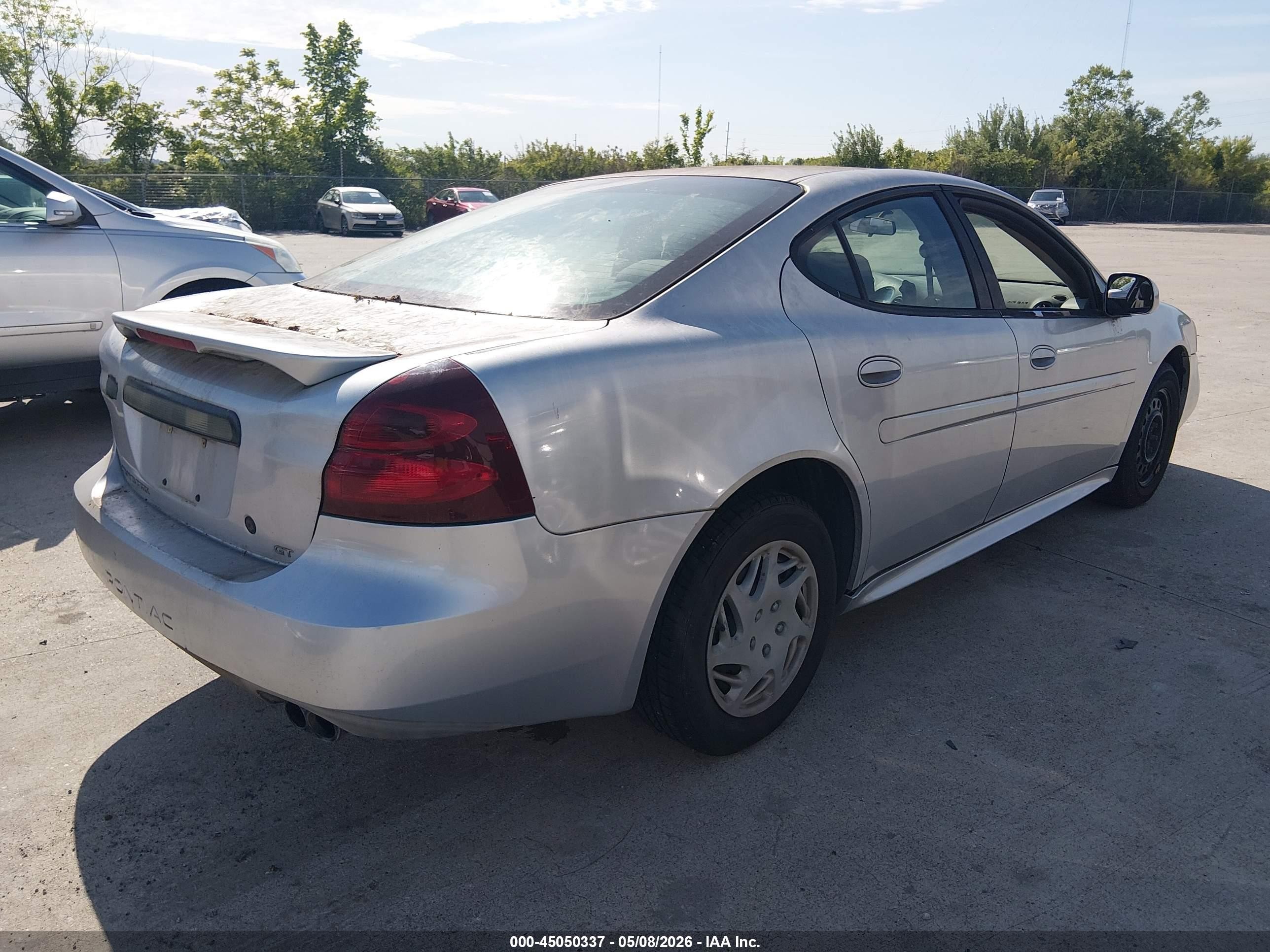 2004 Pontiac Grand Prix Gt1 Silver vin: 2G2WP522941142704