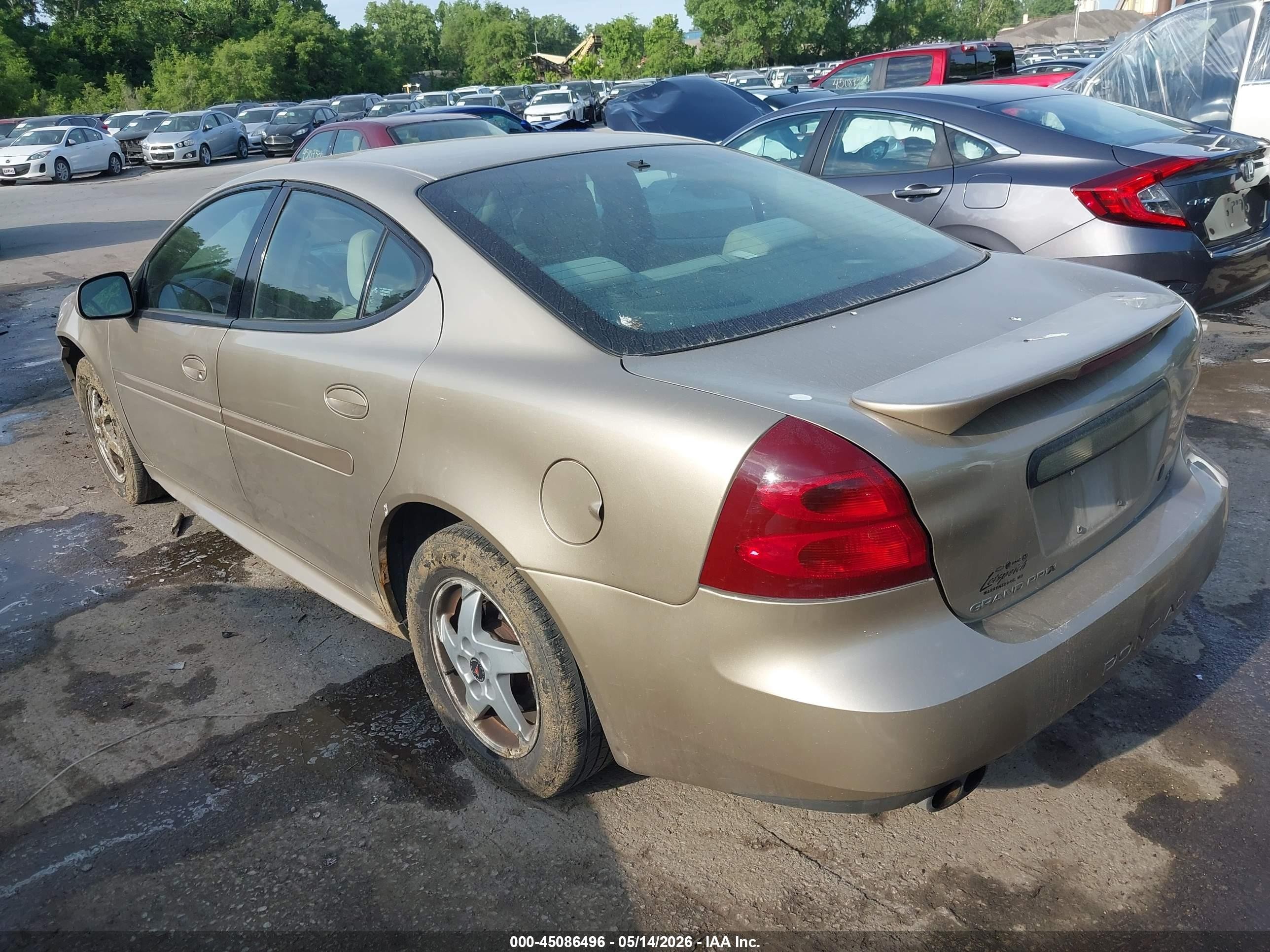 2004 Pontiac Grand Prix Gt1 Золотой vin: 2G2WP522941300314