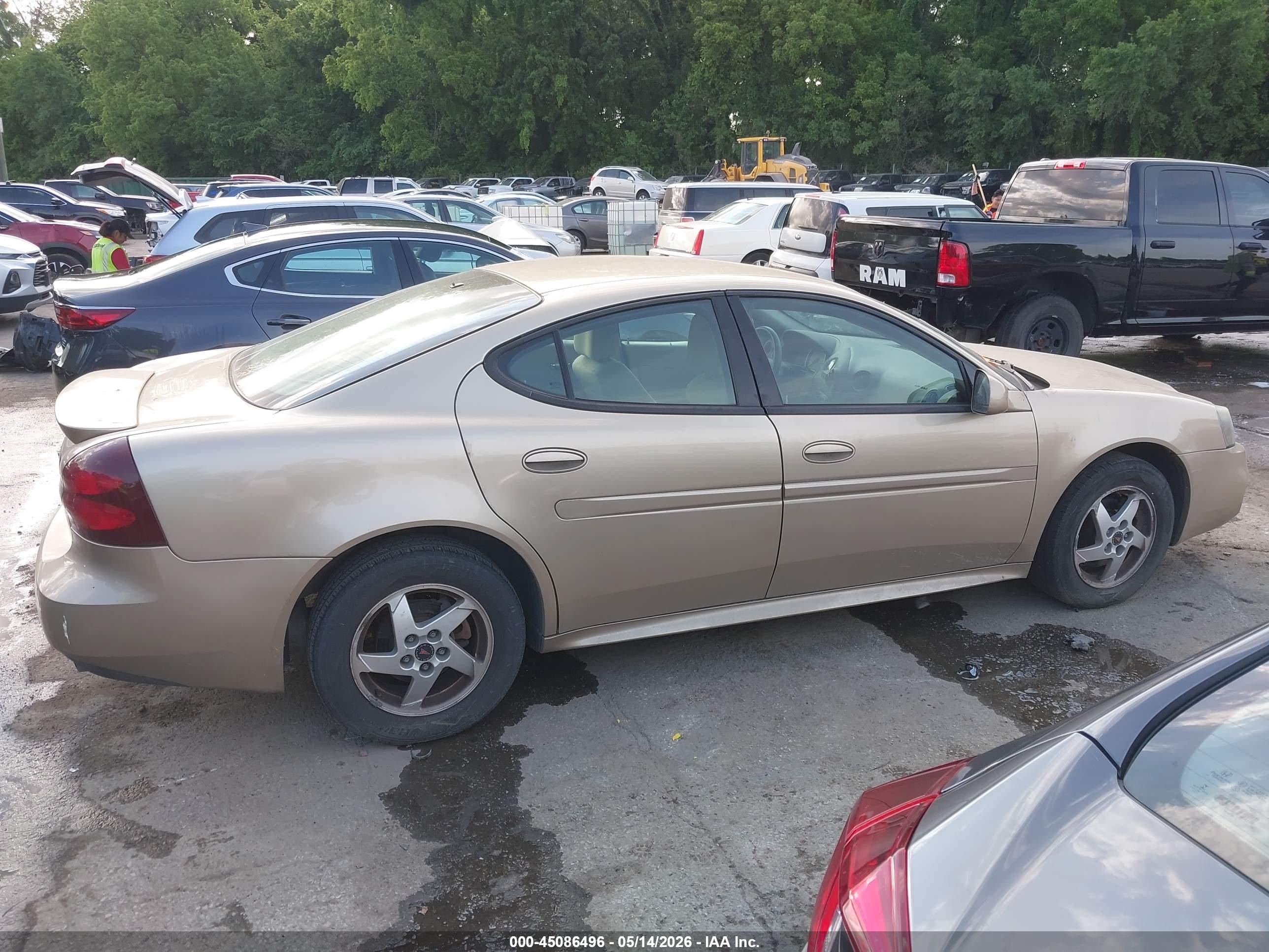 2004 Pontiac Grand Prix Gt1 Золотой vin: 2G2WP522941300314